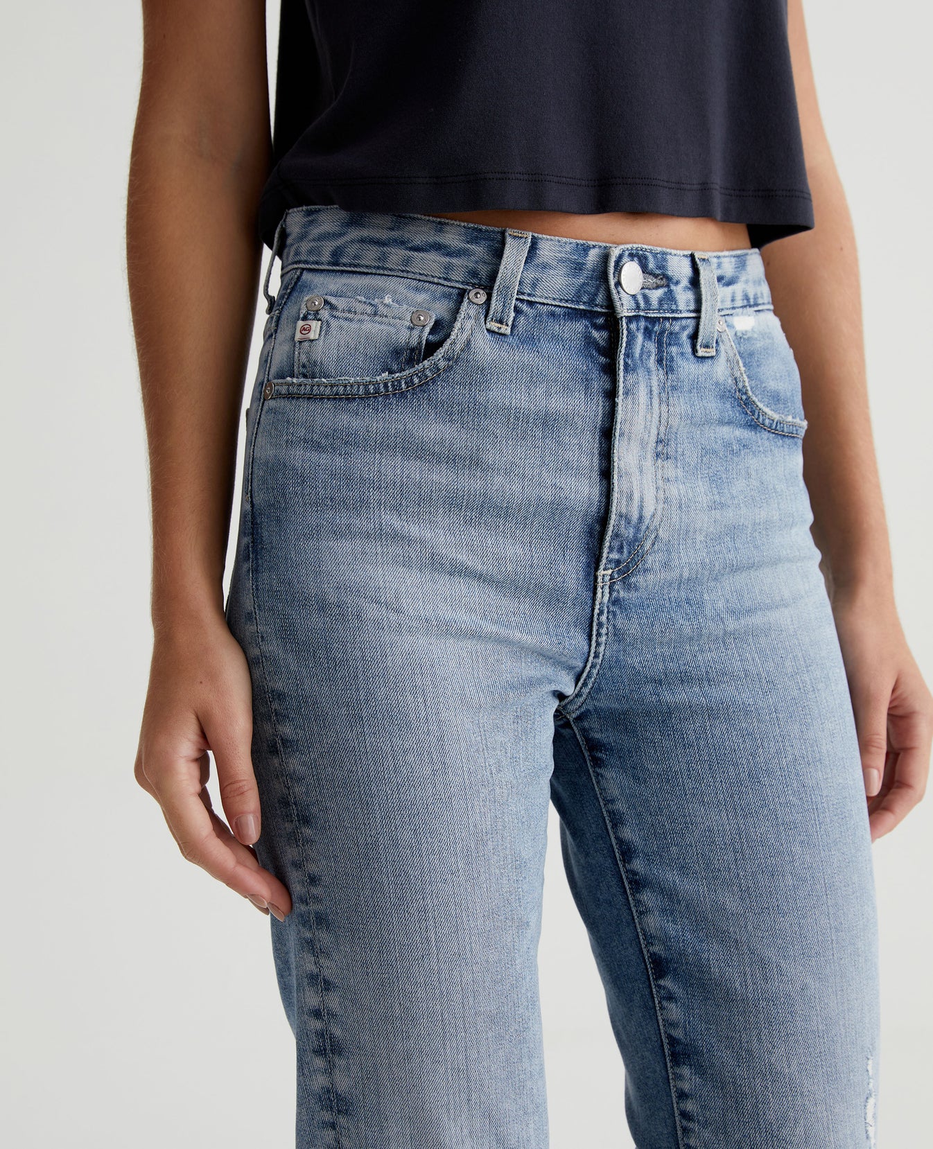 Saige Crop 22 Years Driftwood Womens Bottom Photo 3