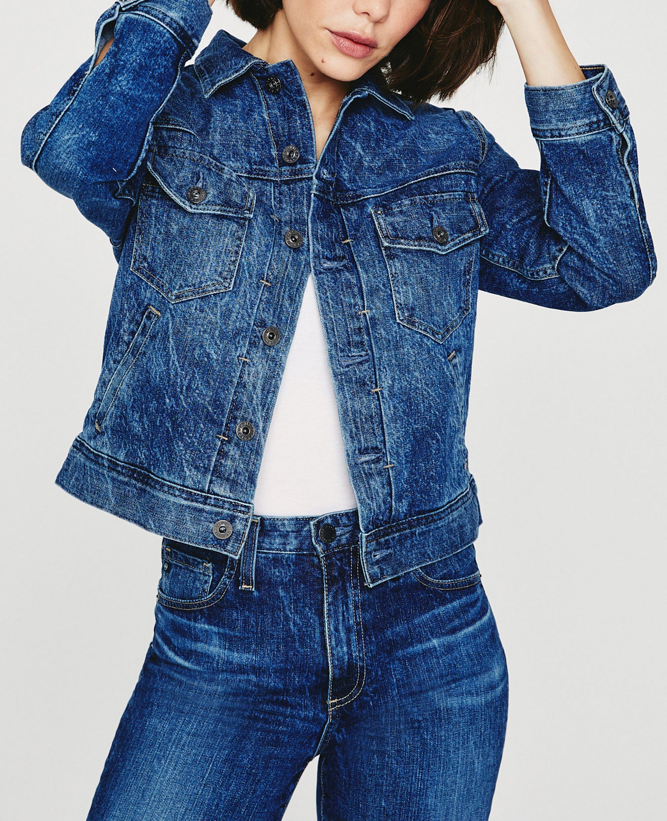 Evonne Trucker Starfire Workwear Jacket Women Tops Photo 1