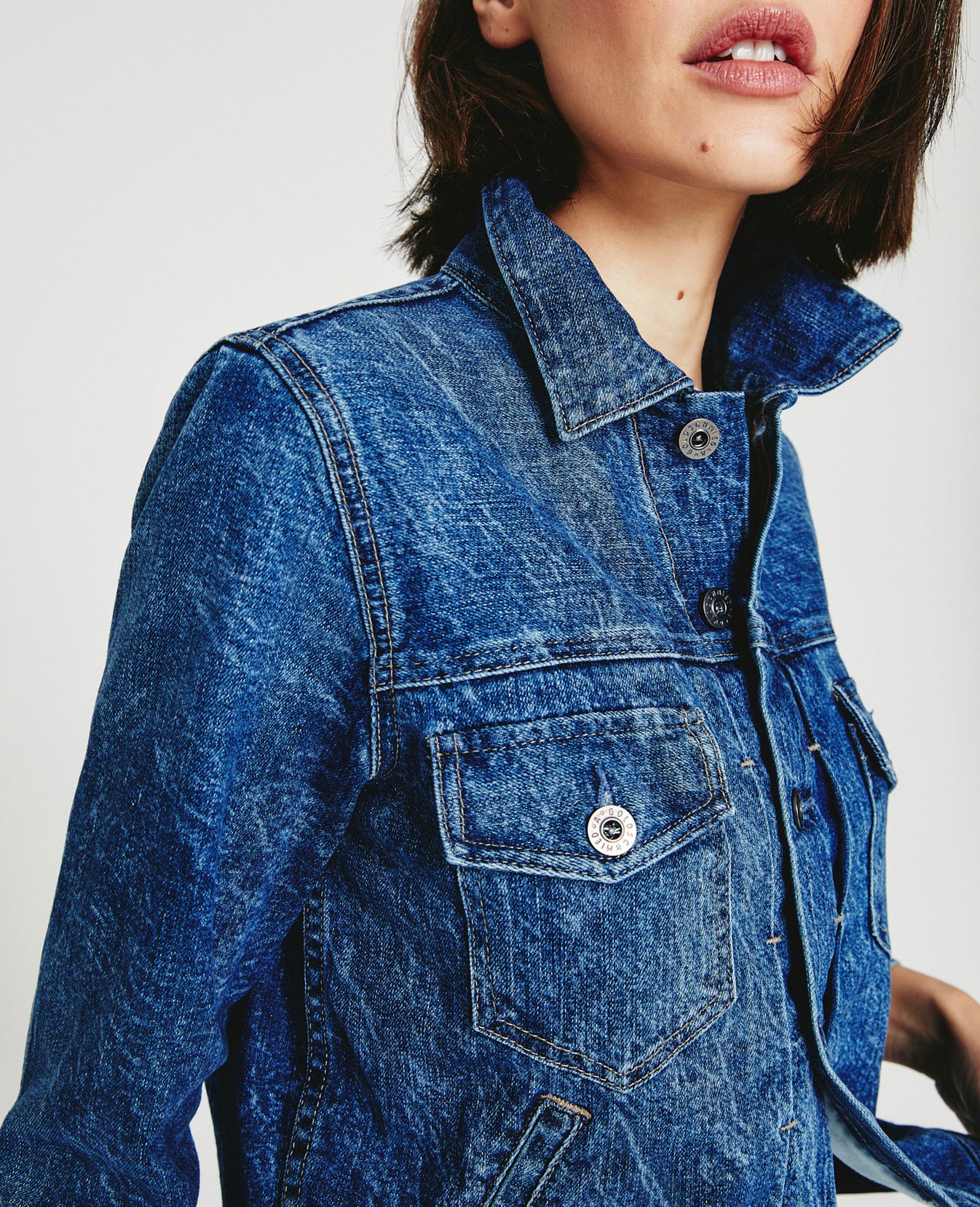 Evonne Trucker Starfire Workwear Jacket Women Tops Photo 2