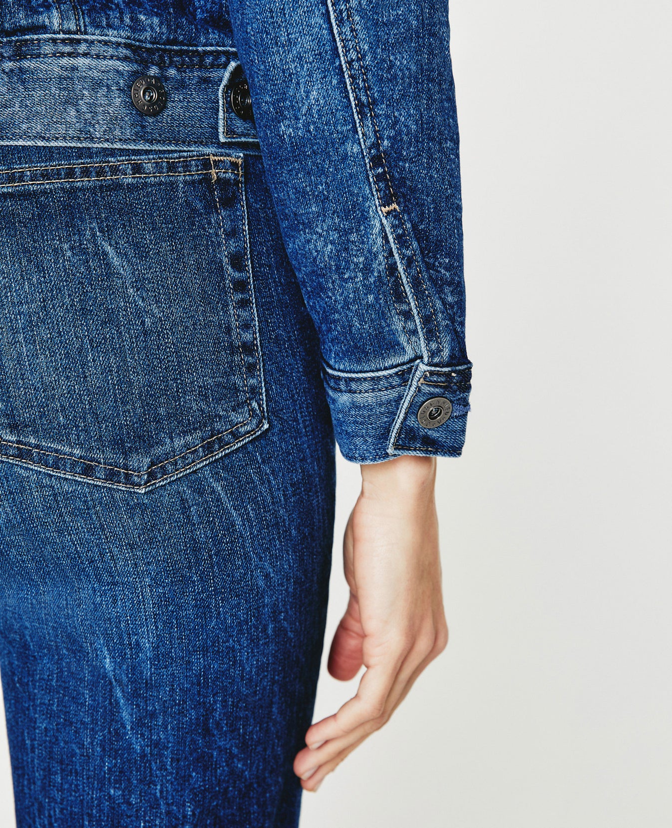 Evonne Trucker Starfire Workwear Jacket Women Tops Photo 5