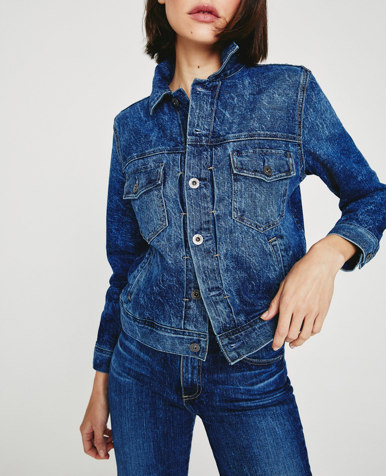 Evonne Trucker Starfire Workwear Jacket Women Tops Photo 6