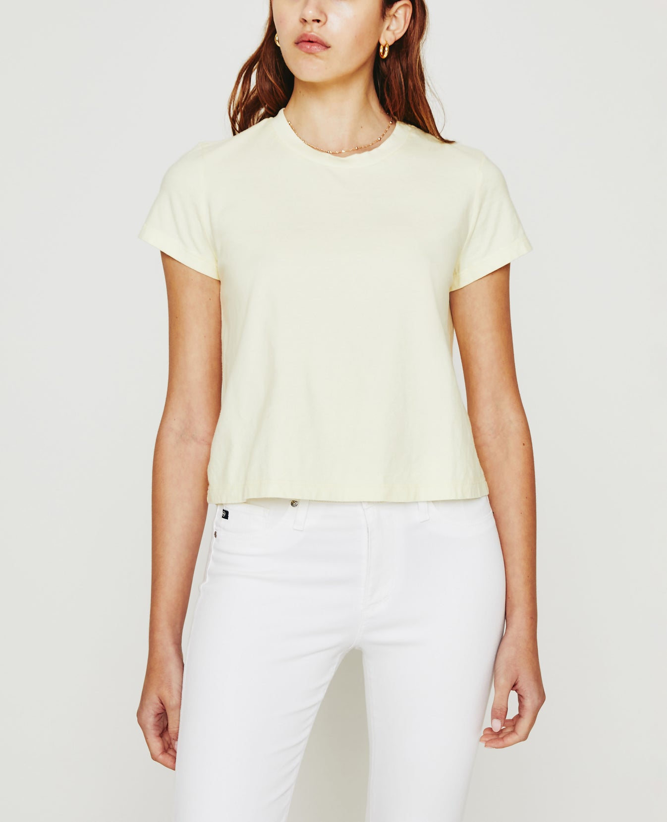 Del Rey Morocco Sand Short Sleeve Crop Tee Women Tops Photo 1