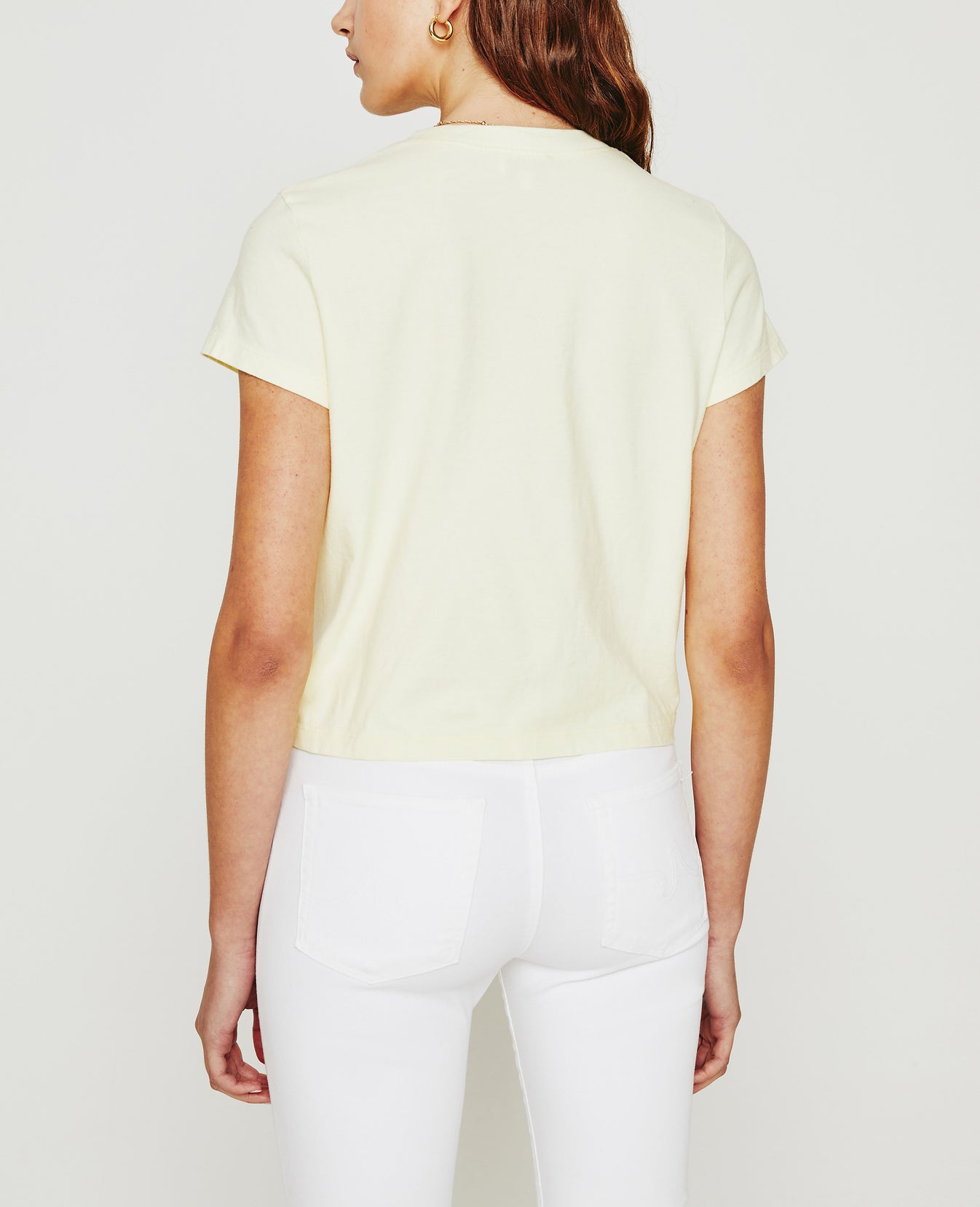 Del Rey Morocco Sand Short Sleeve Crop Tee Women Tops Photo 6