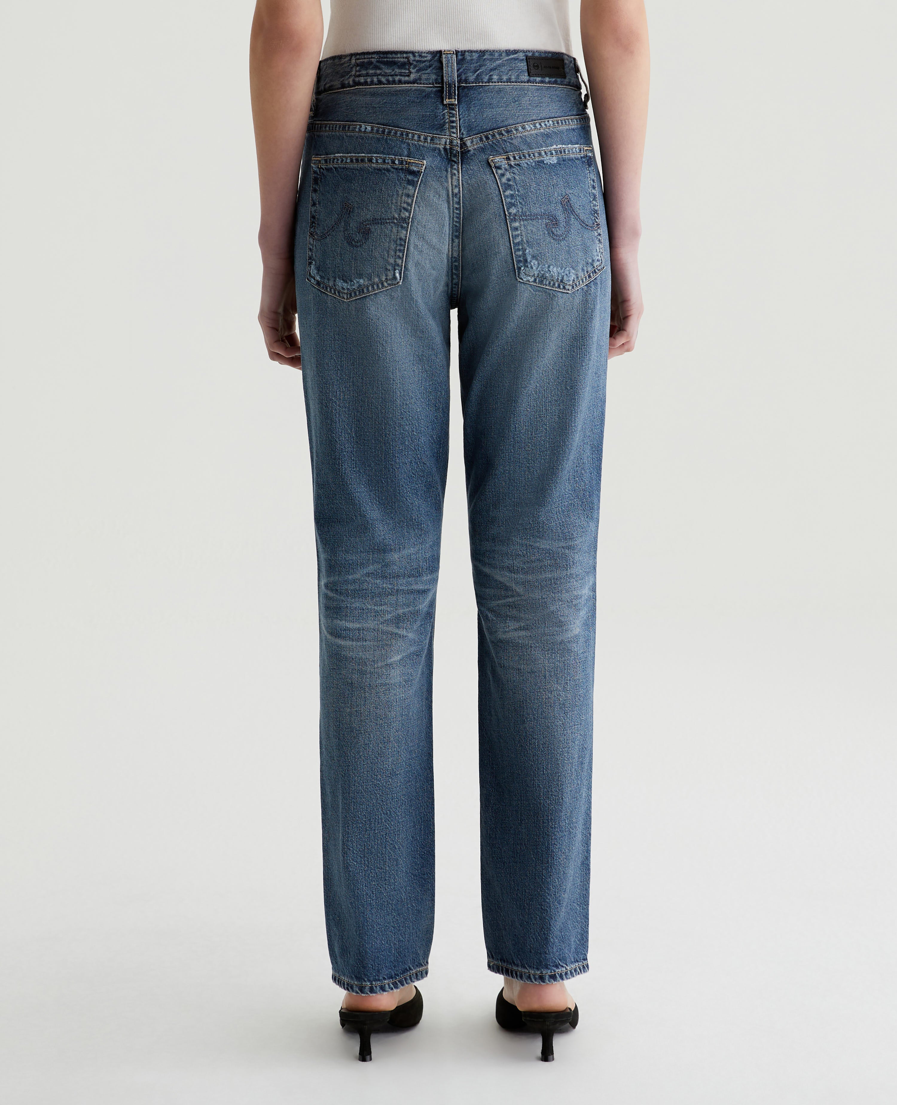 (取寄) AGジーンズ レディース サイゲ ミッドライズ ワイド レッグ イン 16 イヤーズ ポストカード AG Jeans women Saige Mid-Rise Wide Leg In 16 Years Postcard 16 Years Postcard Womens Saige 16 Years Immersed