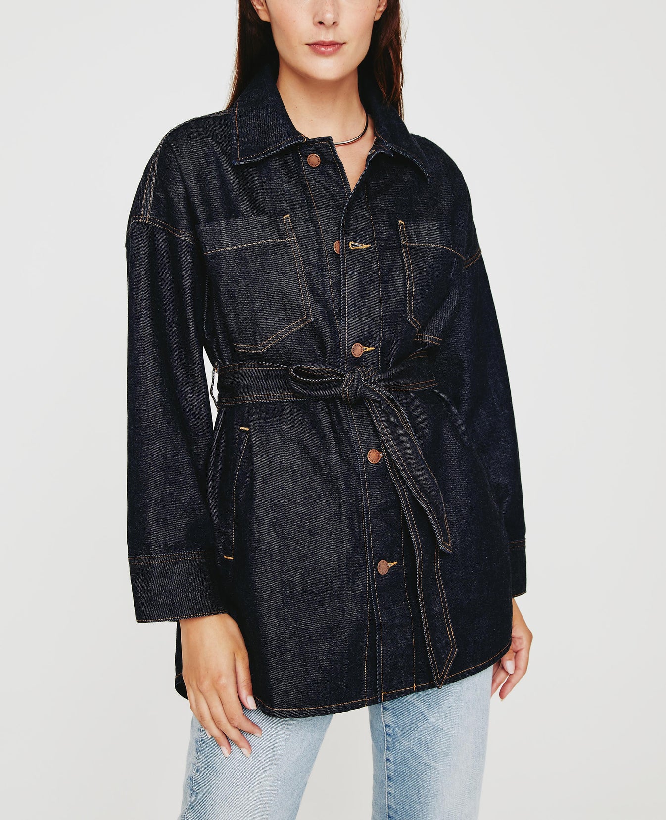 Chelsea Jacket Jurisdiction Oversized Trucker Women Tops Photo 1