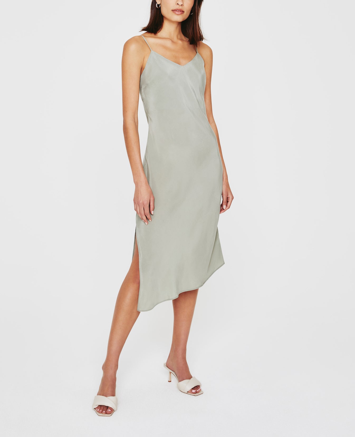 Scarlet Dress Natural Agave Classic Slip Dress Women Onepiece Photo 1