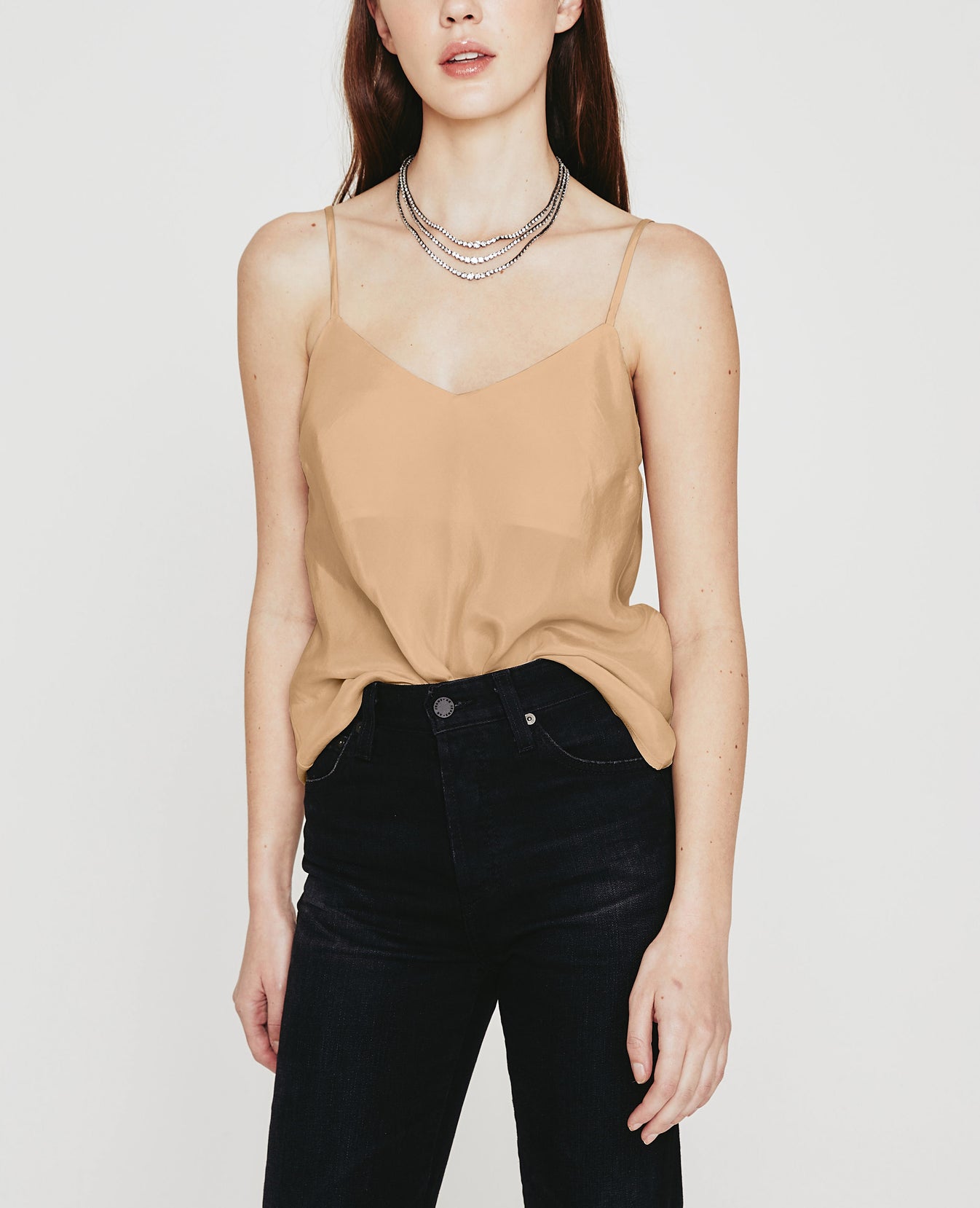 Scarlet Cami Studio Taupe Womens Top Photo 2