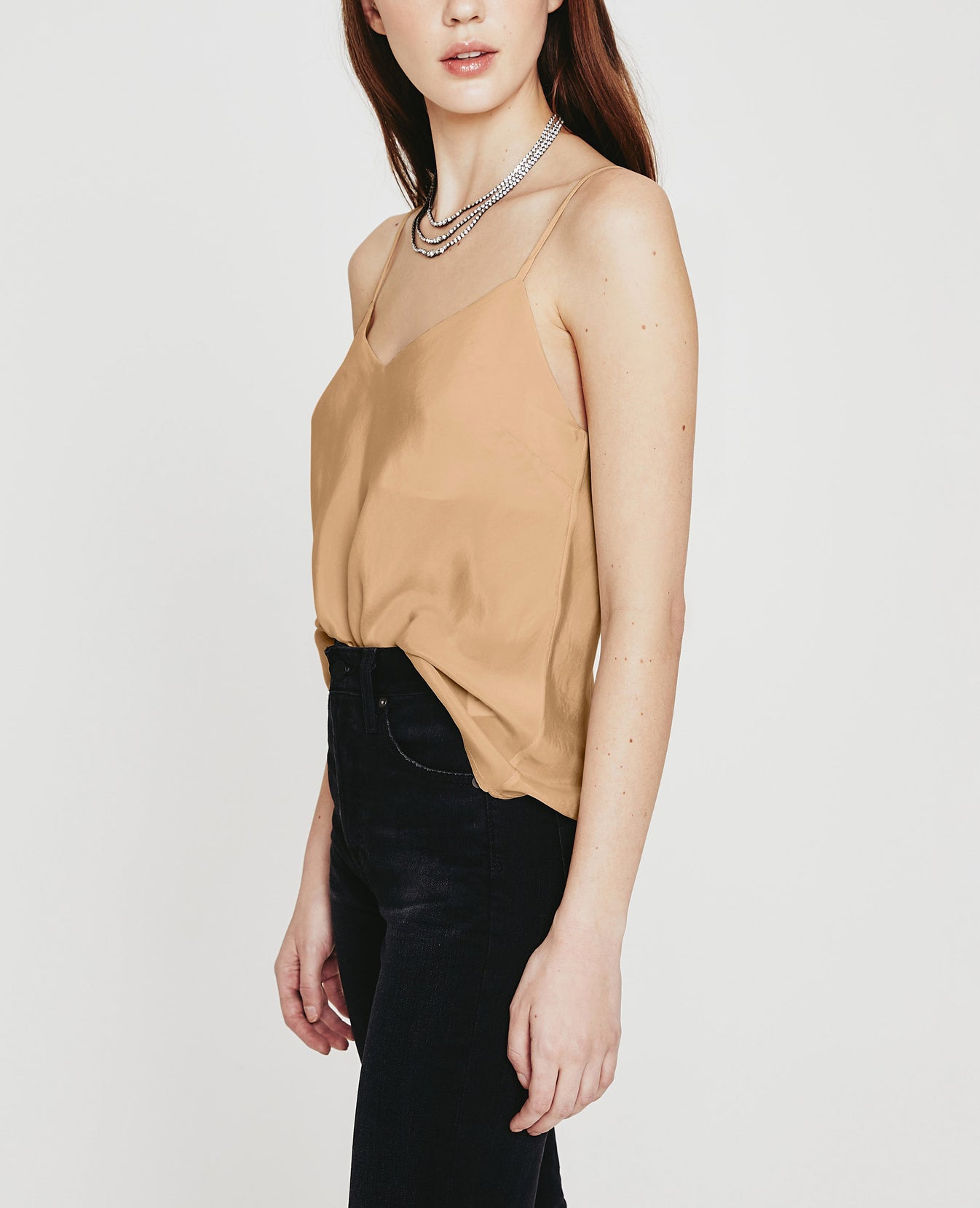 Scarlet Cami Studio Taupe Womens Top Photo 3