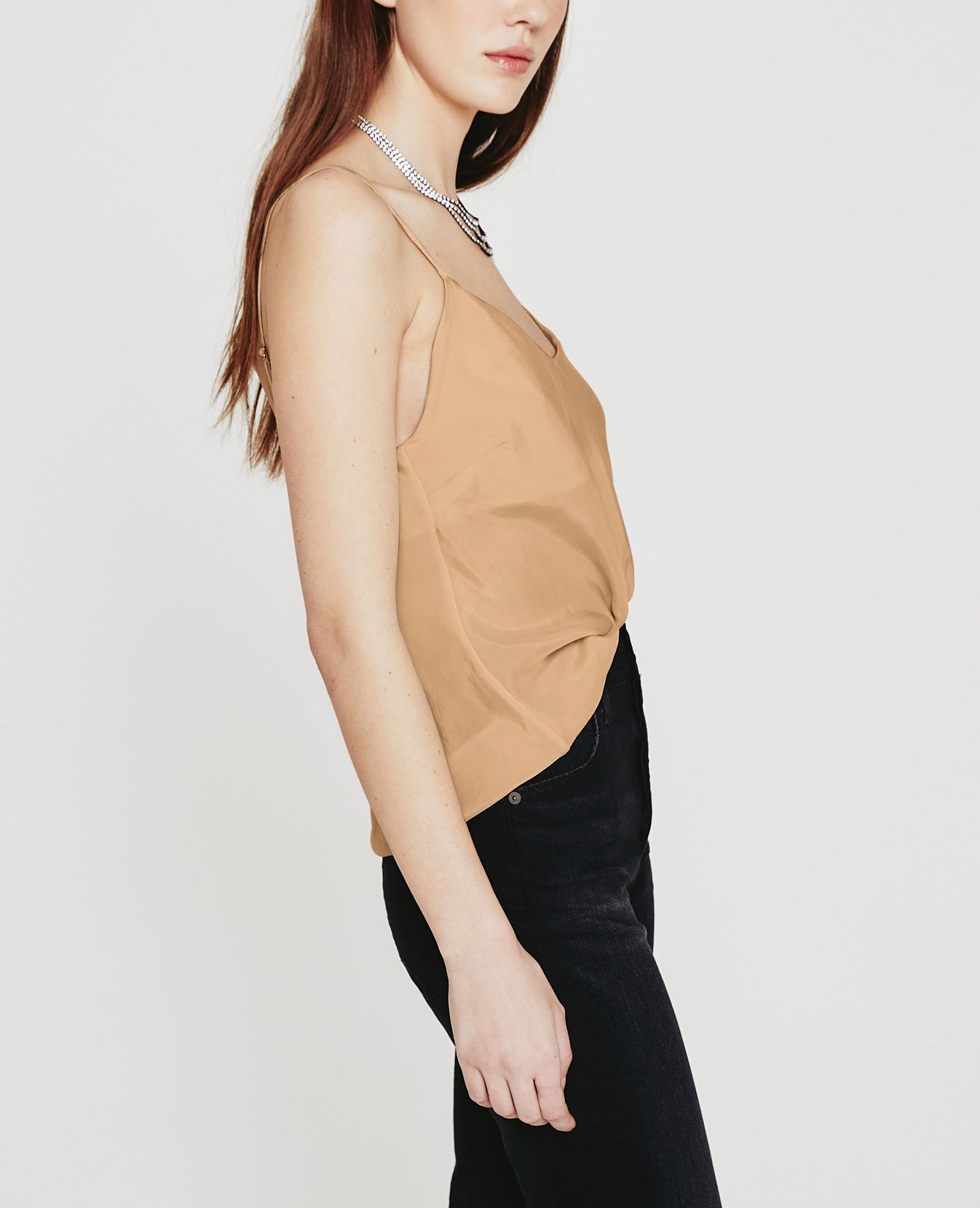 Scarlet Cami Studio Taupe Womens Top Photo 4