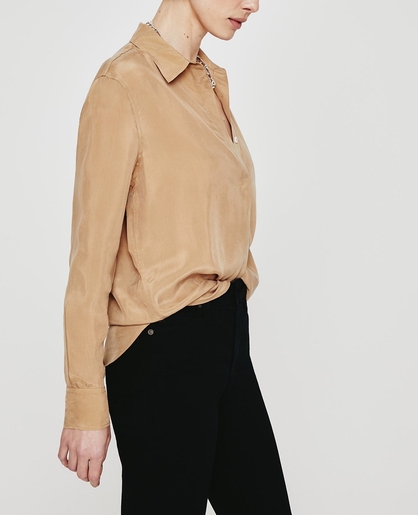 Shiela Studio Taupe Womens Top Photo 3