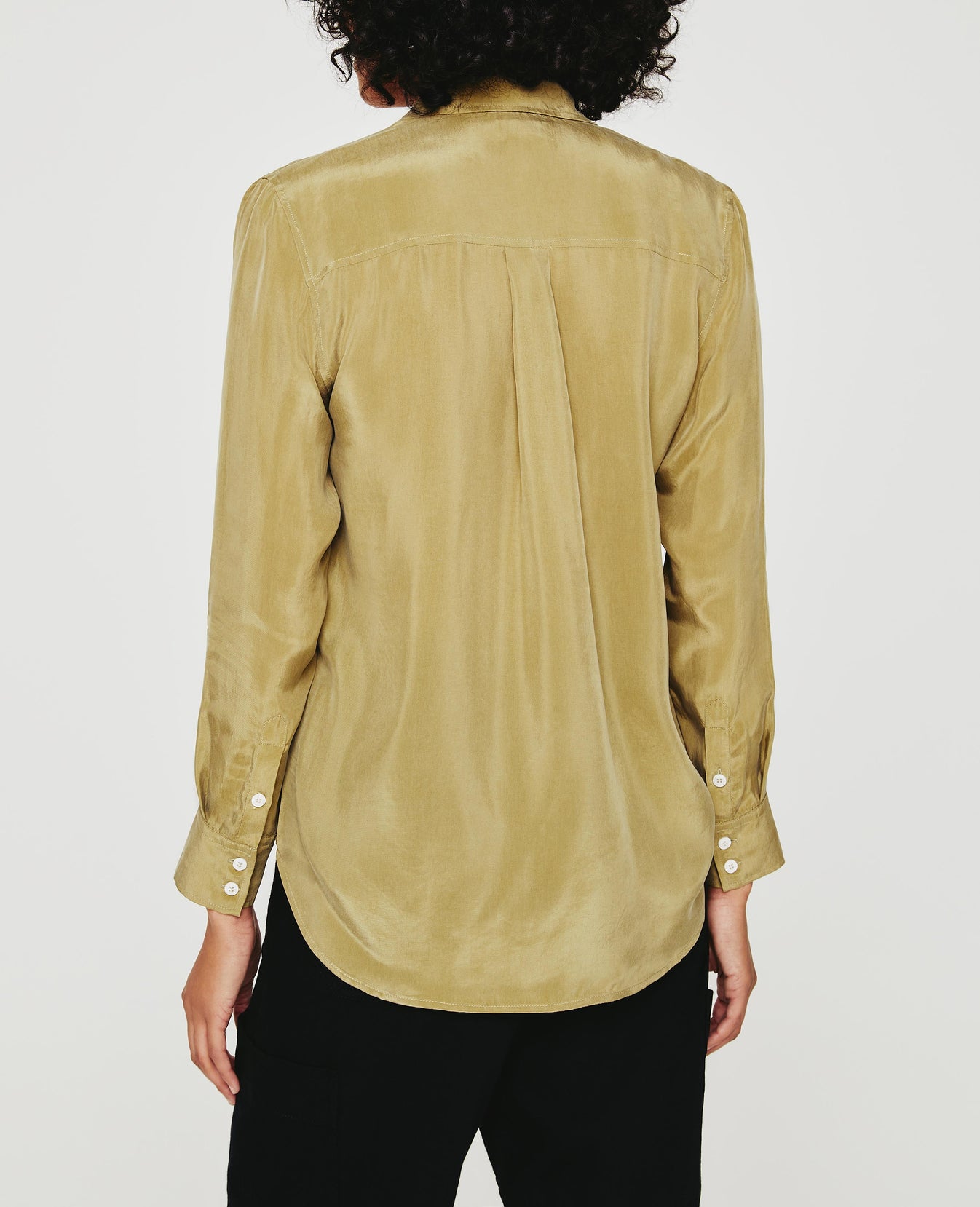 Shiela Urban Moss Classic Button Up Shirt Women Tops Photo 6