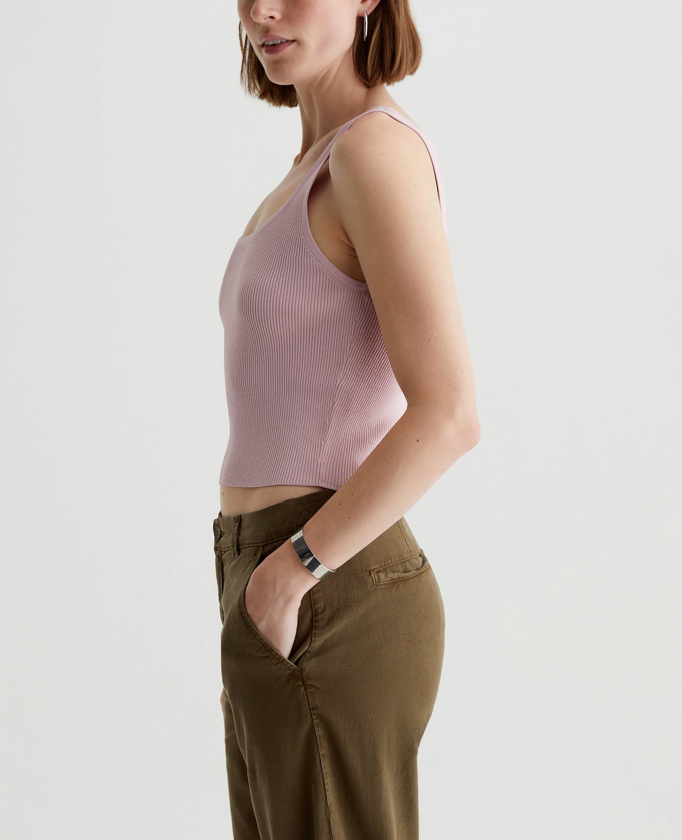 Yuri Tank Mauve Mist Womens Top Photo 3