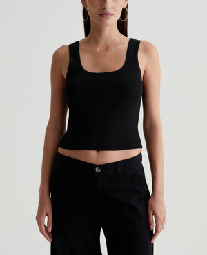 Yuri Tank True Black Womens Top Photo 1