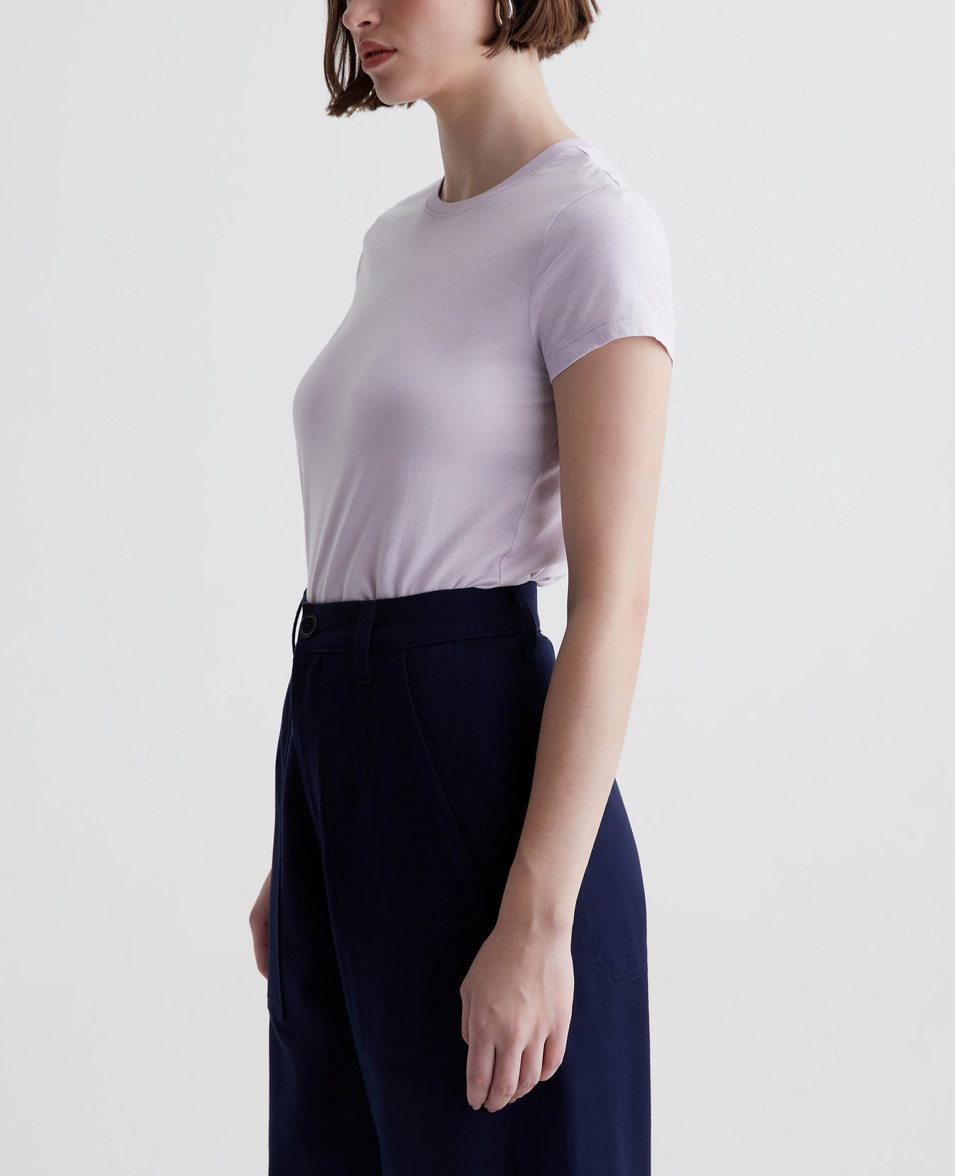 Ena Crew Sweet Orchid Womens Top Photo 2