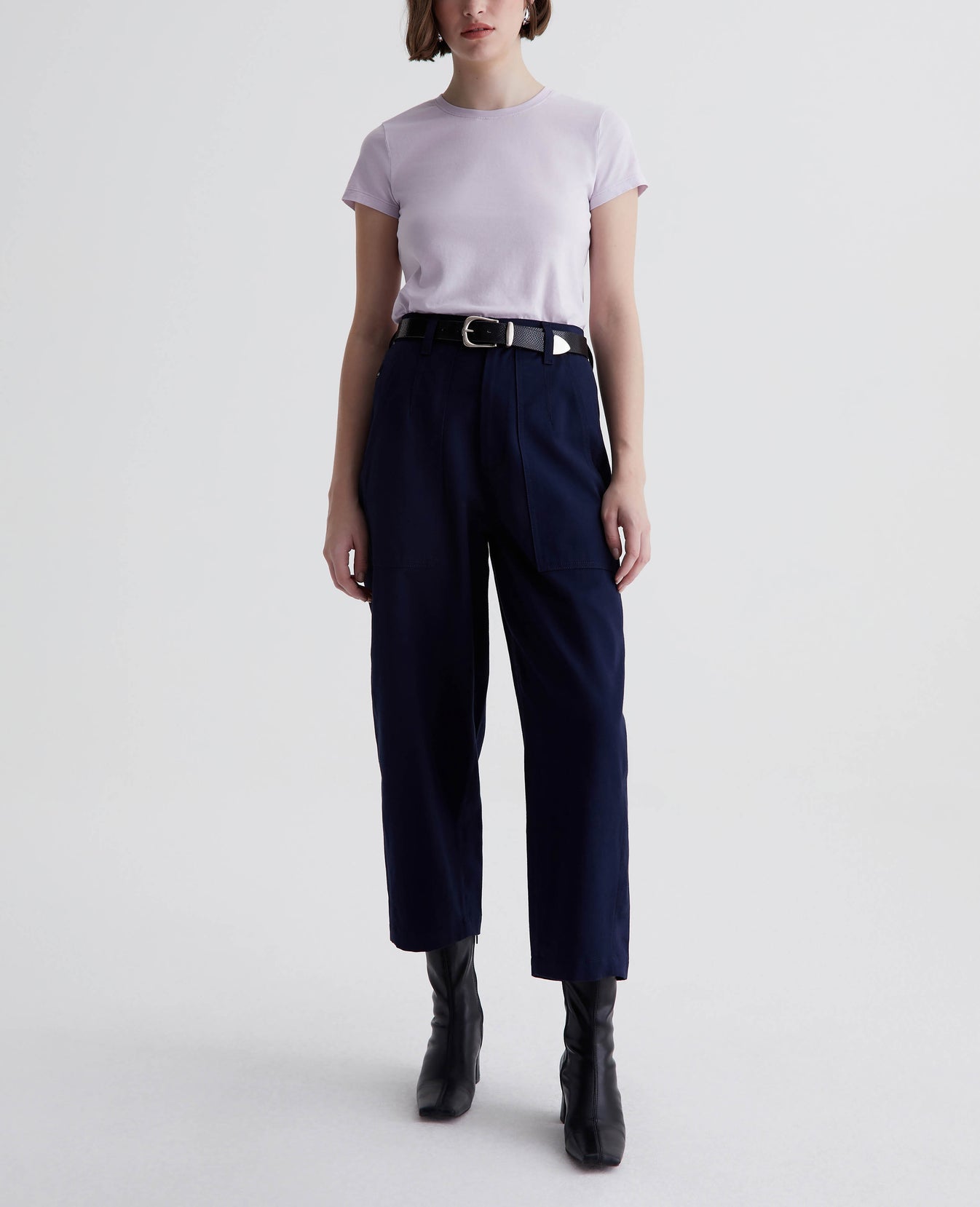 Ena Crew Sweet Orchid Womens Top Photo 4