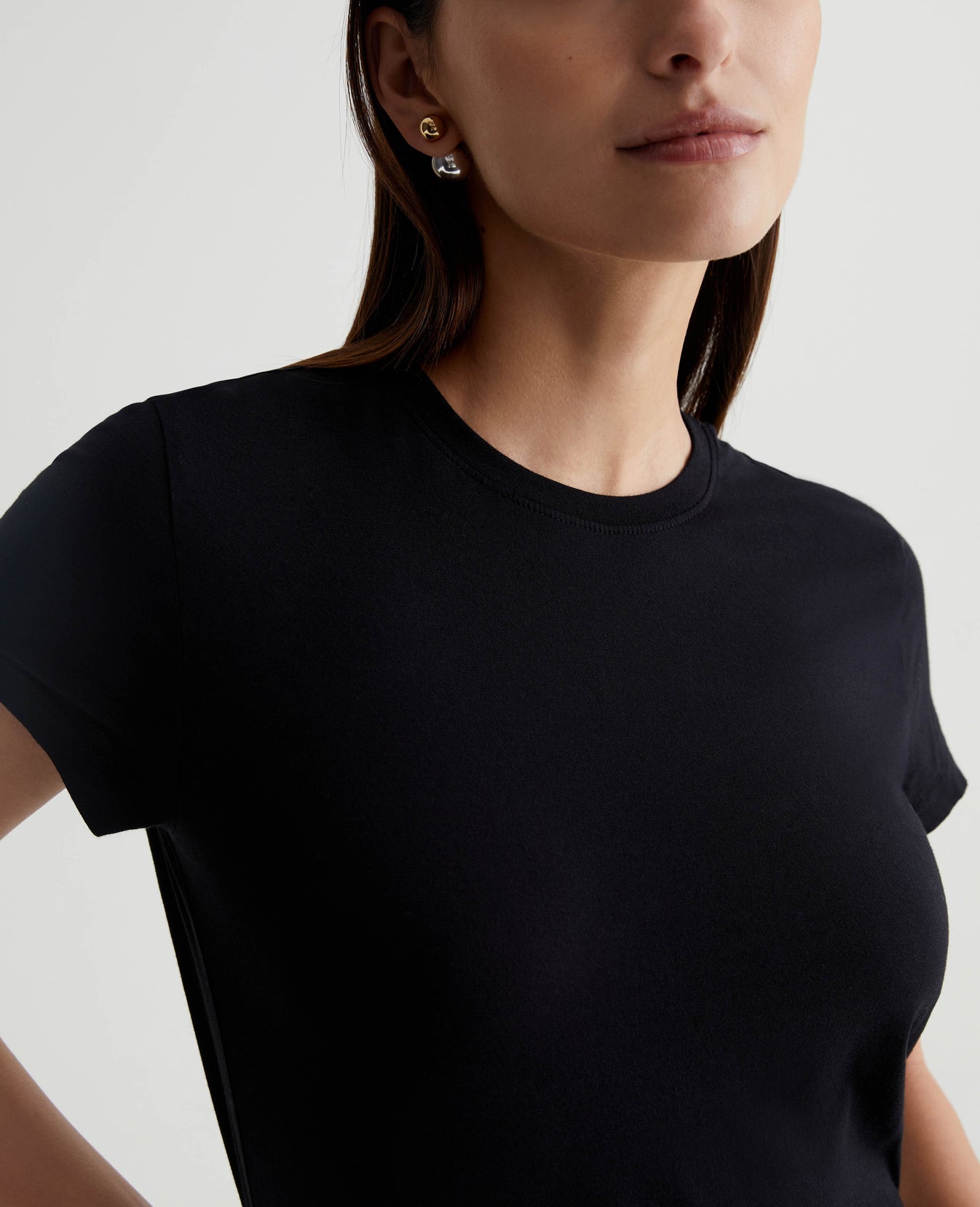 Ena Crew True Black Womens Top Photo 3