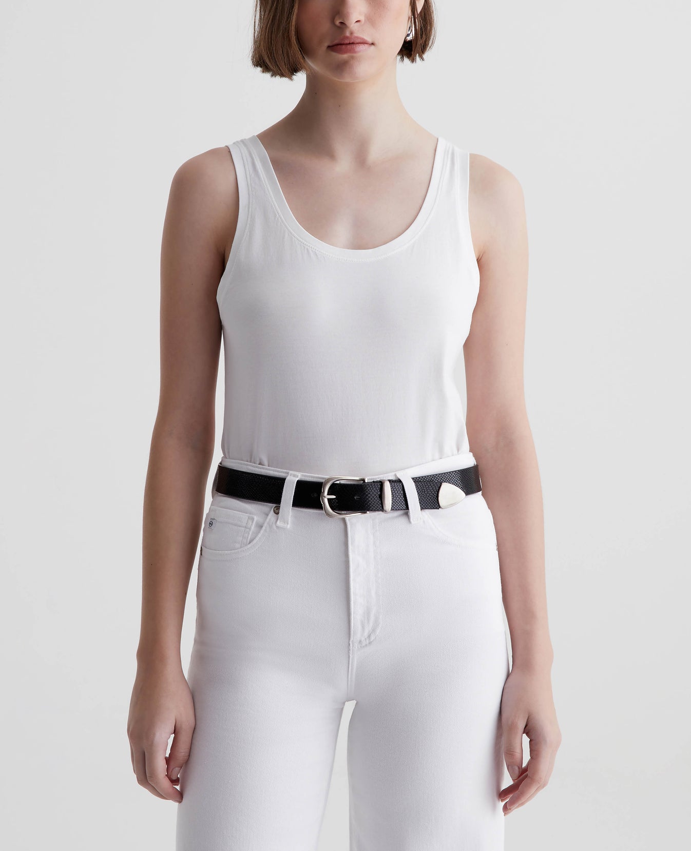 Esther Tank Ex-White Womens Top Photo 1