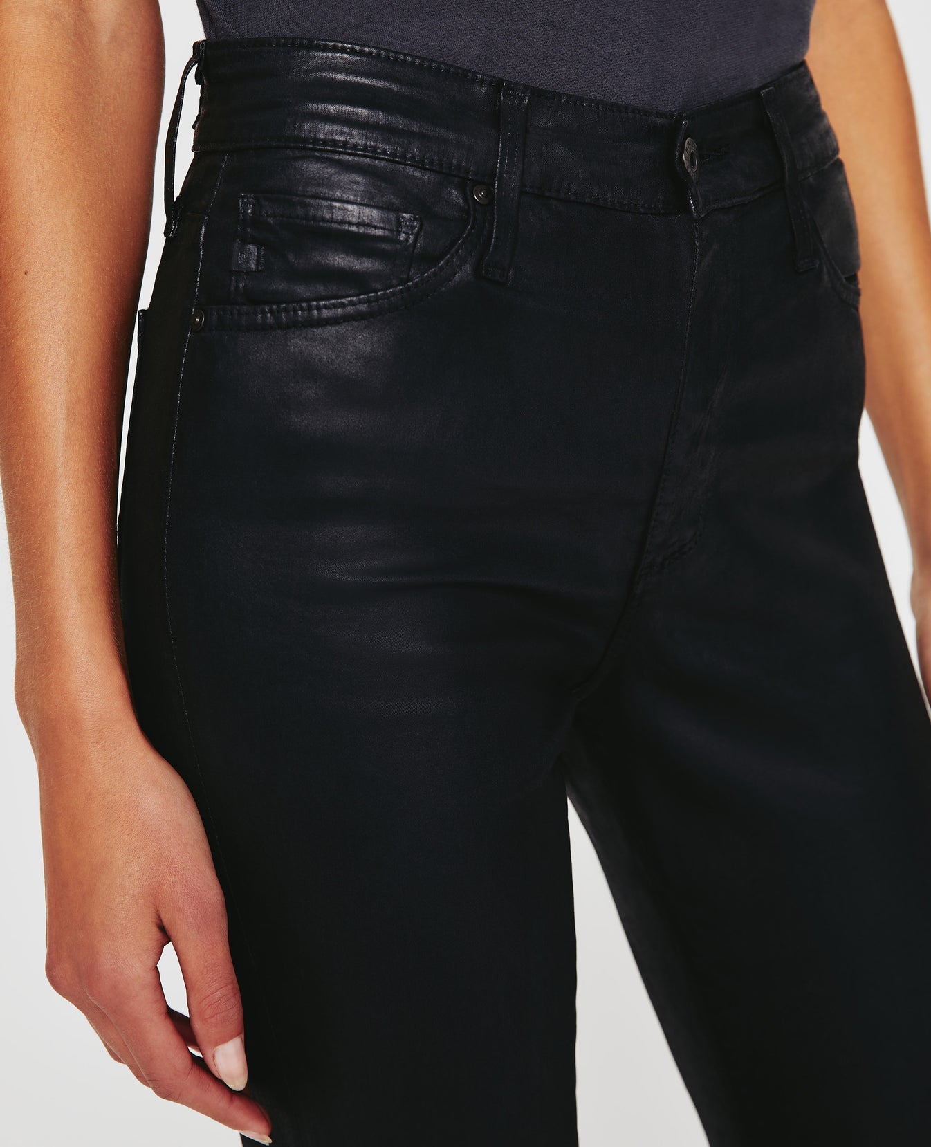 Farrah Skinny Ltt Lt Super Black Womens Bottom Photo 3