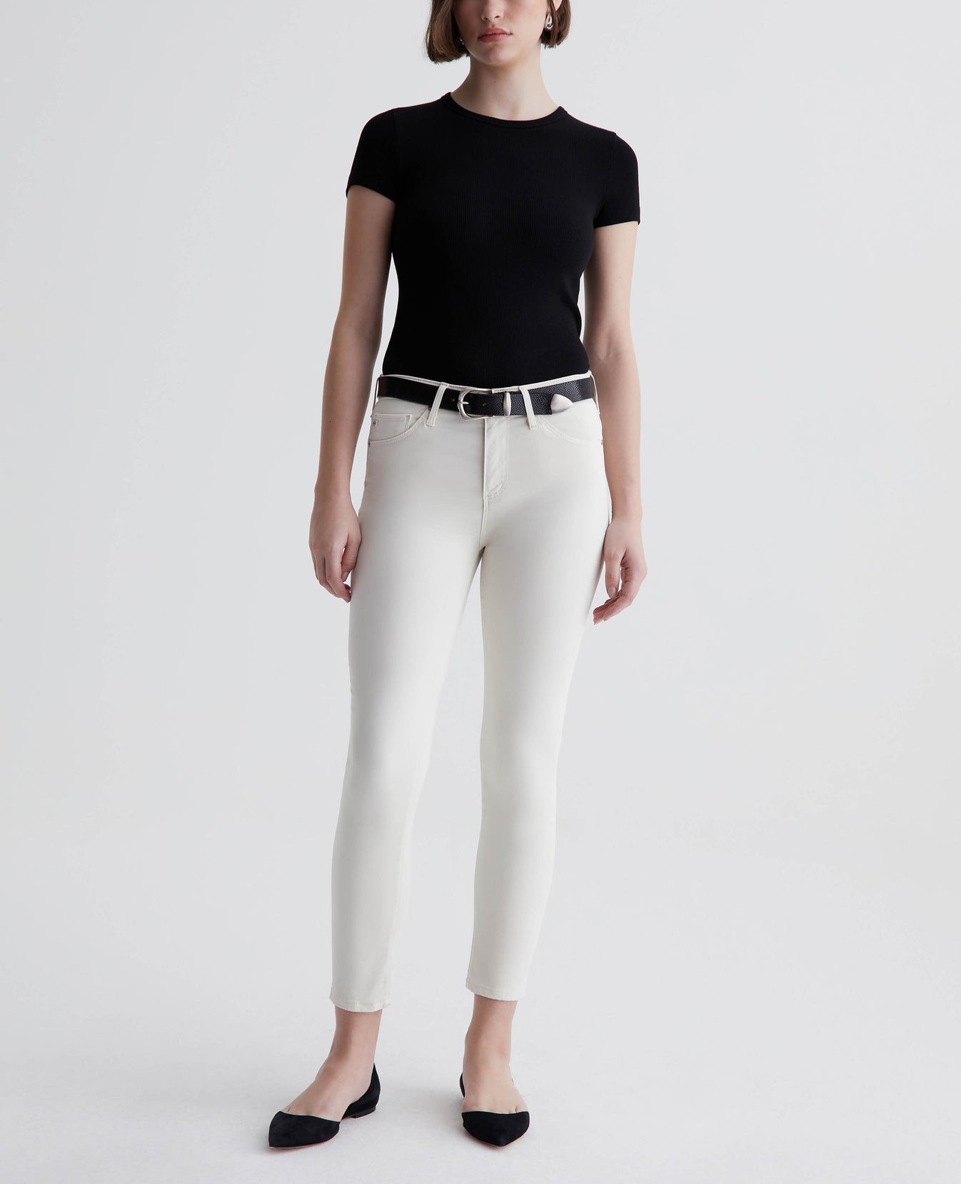 Prima Crop Ivory Dust Womens Bottom Photo 1