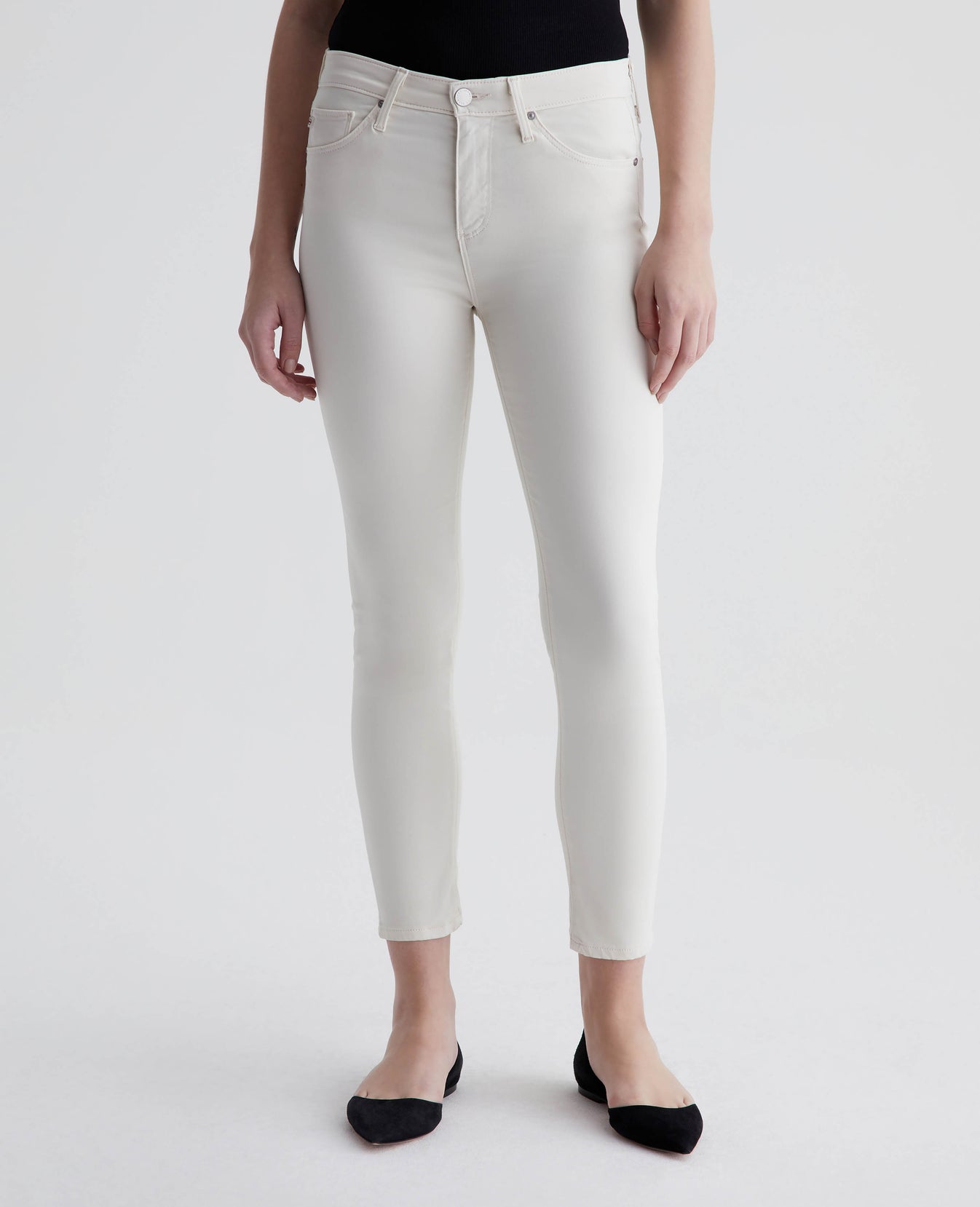 Prima Crop Ivory Dust Womens Bottom Photo 2