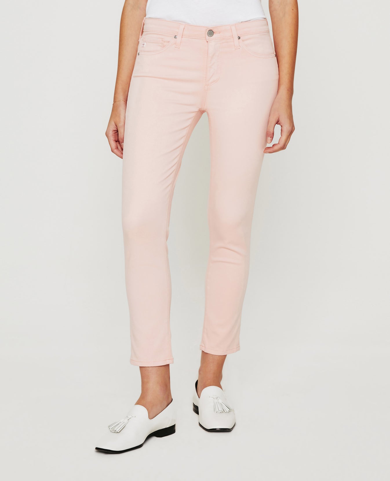 Prima Crop Pearl Mauve Cigarette Crop Women Bottoms Photo 2