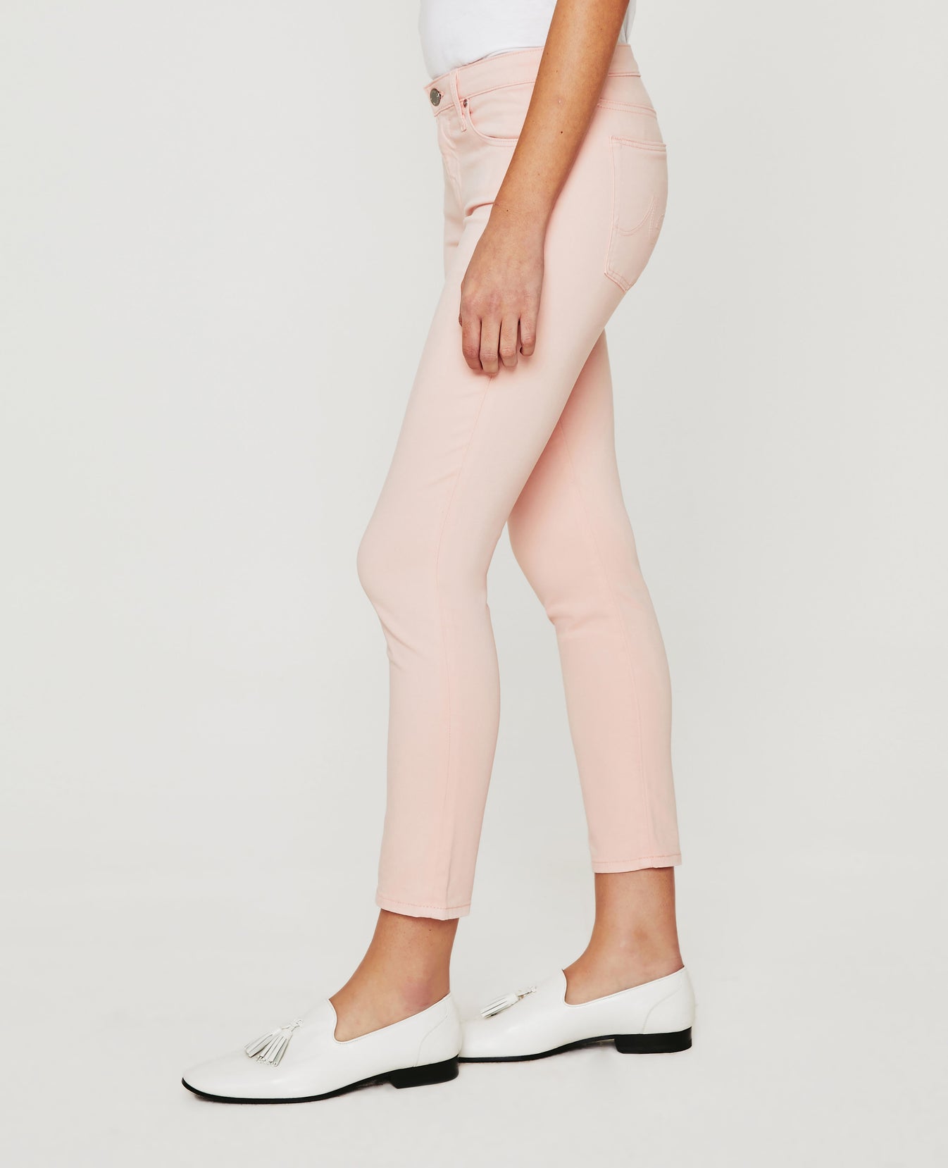 Prima Crop Pearl Mauve Cigarette Crop Women Bottoms Photo 4