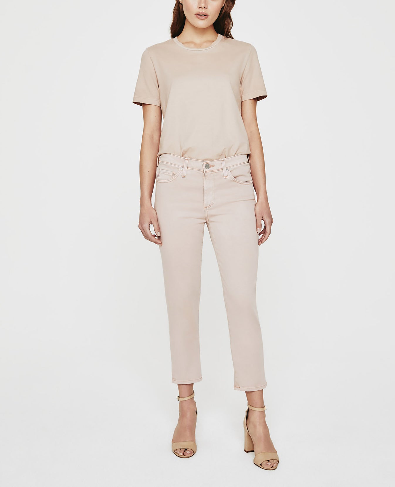 Prima Crop Sulfur Infinite Mauve Cigarette Crop Women Bottoms Photo 1