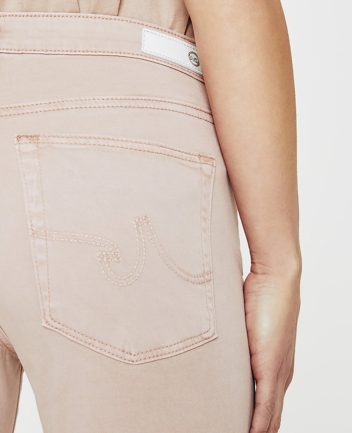 Prima Crop Sulfur Infinite Mauve Cigarette Crop Women Bottoms Photo 5