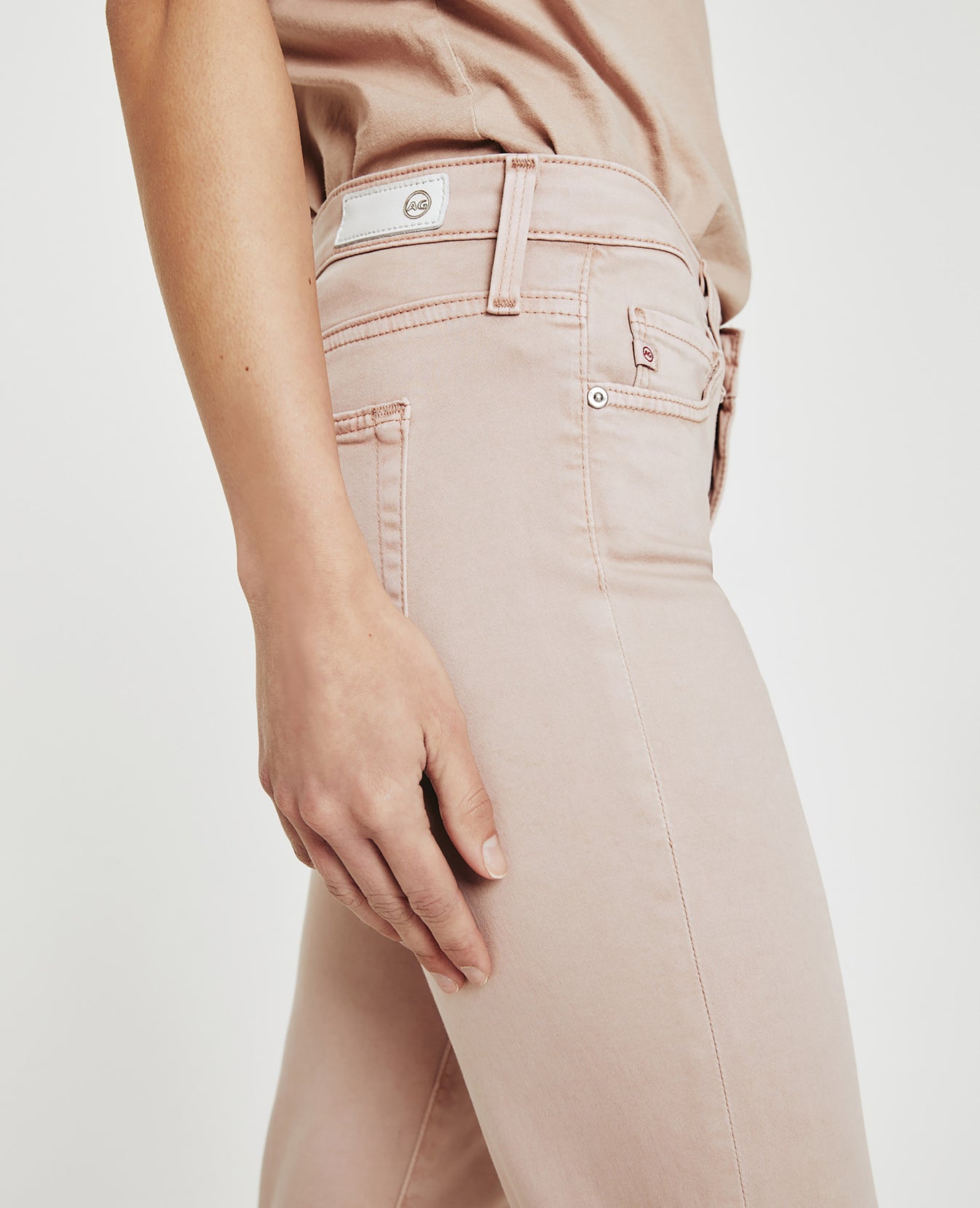 Prima Crop Sulfur Infinite Mauve Cigarette Crop Women Bottoms Photo 6