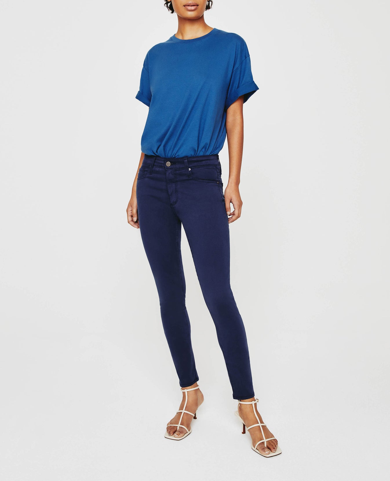 Farrah Skinny Ankle Blue Express High-Rise Skinny Ankle Women Bottoms Photo 1