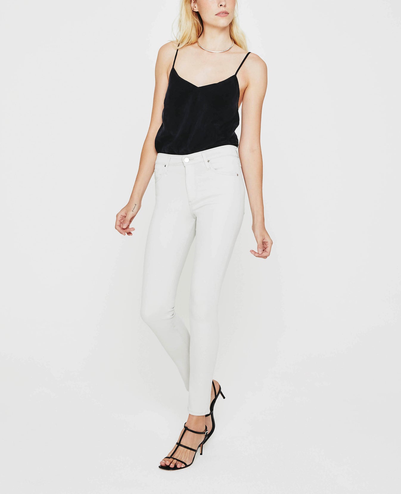 Farrah Skinny Ankle Fade To Graye High-Rise Skinny Ankle Women Bottoms Photo 1