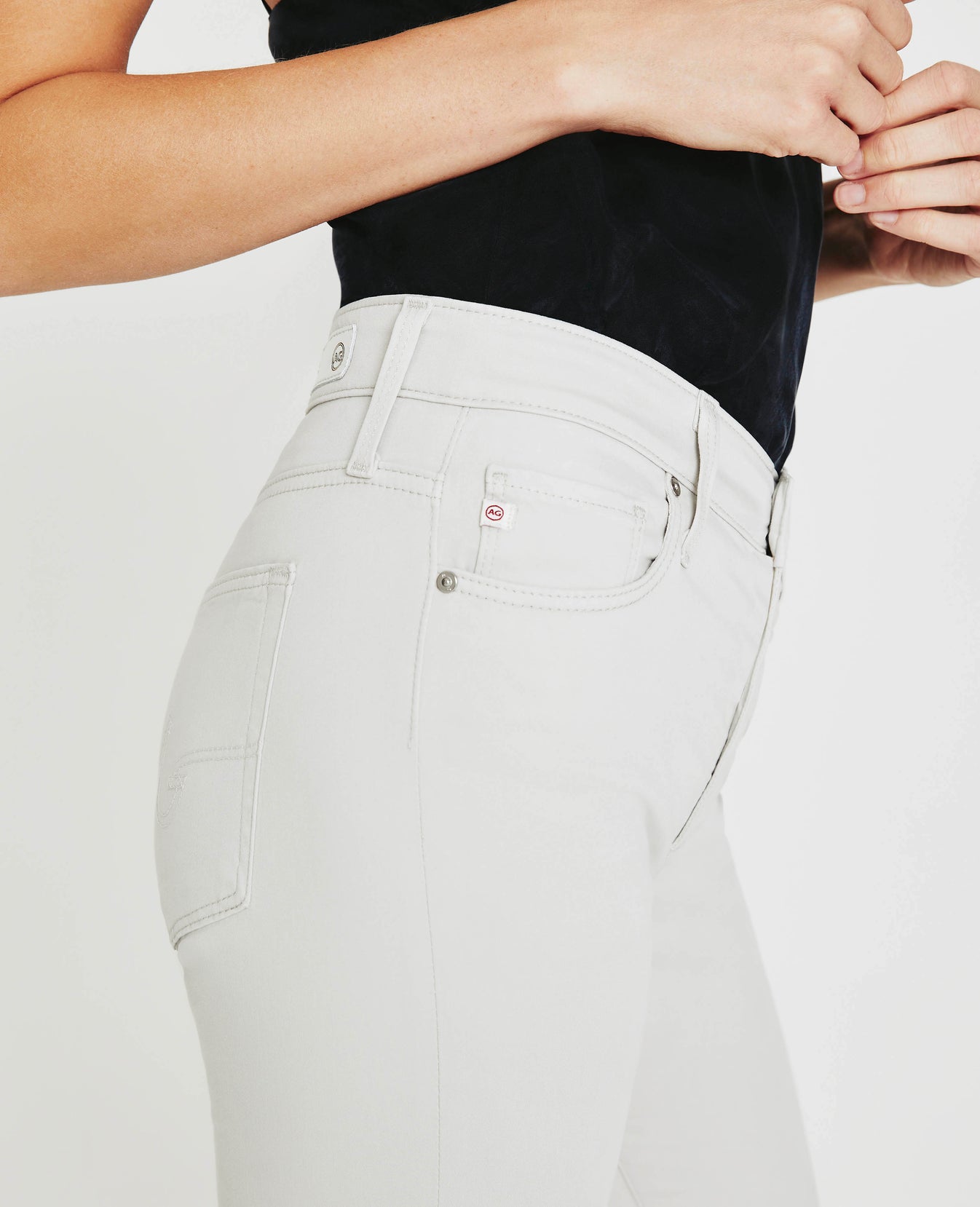 Farrah Skinny Ankle Fade To Graye High-Rise Skinny Ankle Women Bottoms Photo 3