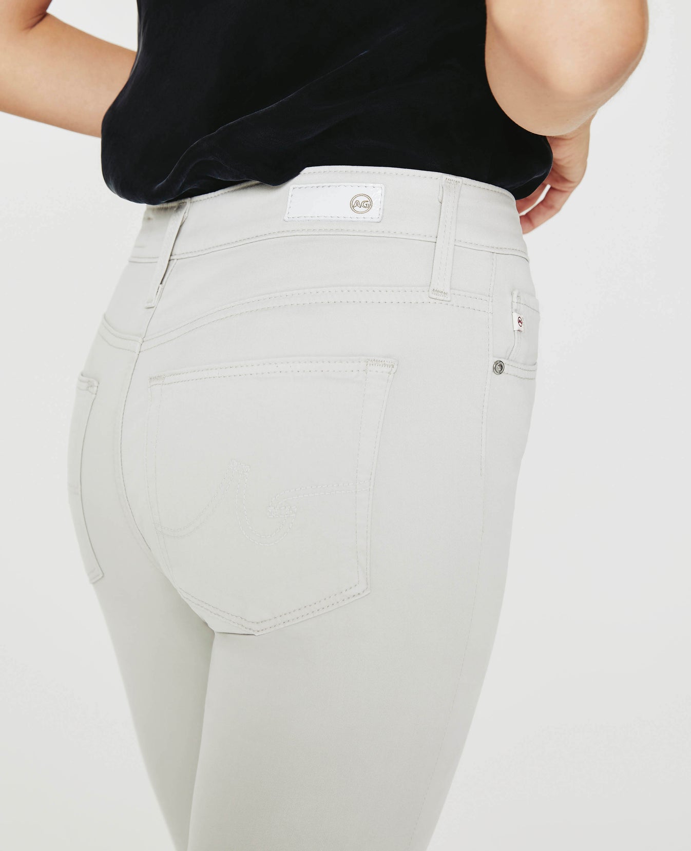 Farrah Skinny Ankle Fade To Graye High-Rise Skinny Ankle Women Bottoms Photo 7