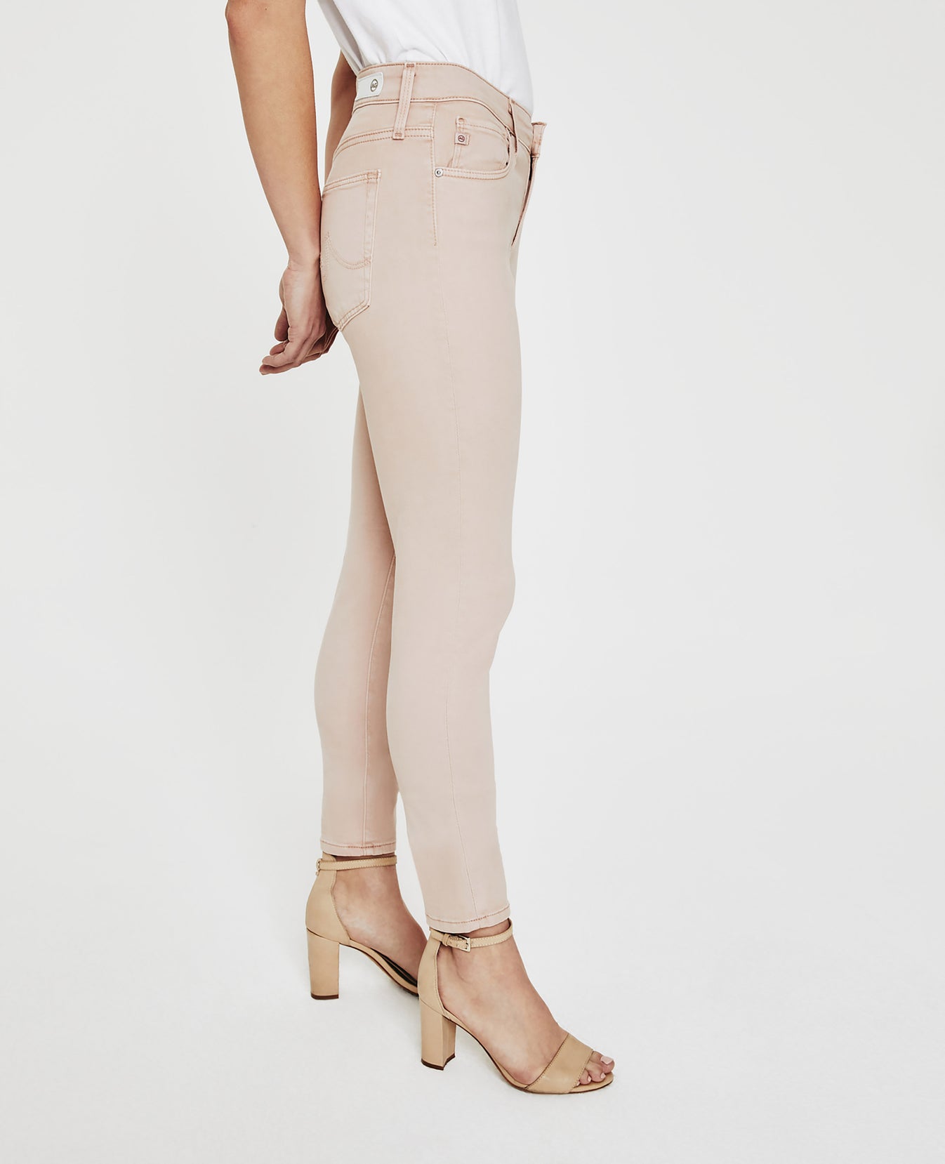 Farrah Skinny Ankle Sulfur Infinite Mauve High-Rise Skinny Ankle Women Bottoms Photo 2