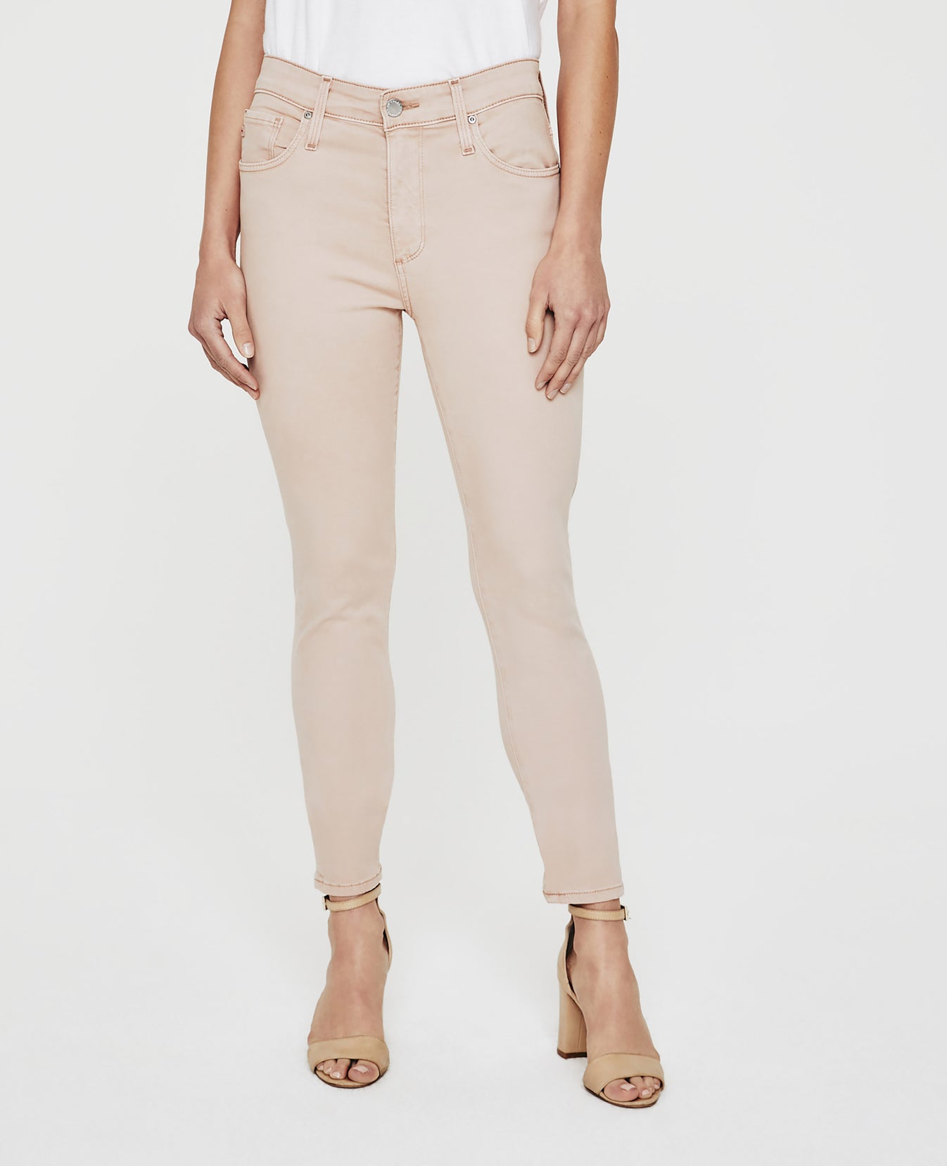 Farrah Skinny Ankle Sulfur Infinite Mauve High-Rise Skinny Ankle Women Bottoms Photo 4