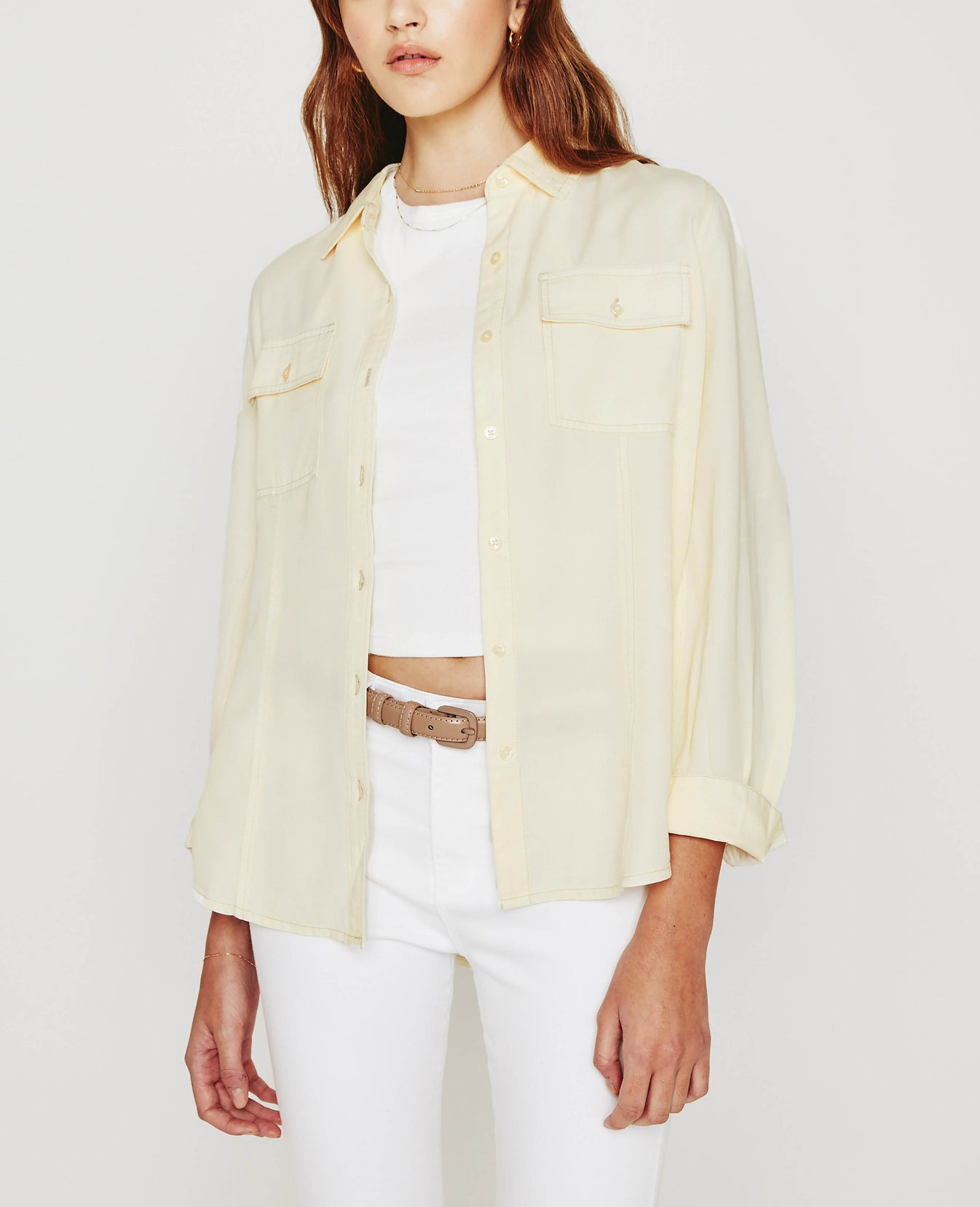 Sable Shirt Ivory Dust Womens Top Photo 1