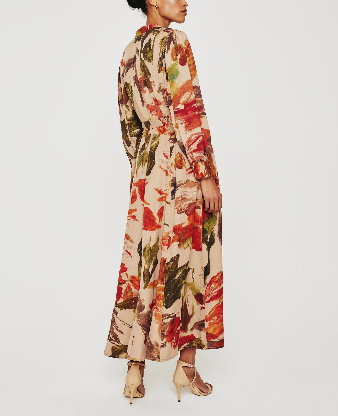 Sable Dress Garden Camo Neutral Multi Womens Dress Photo 6