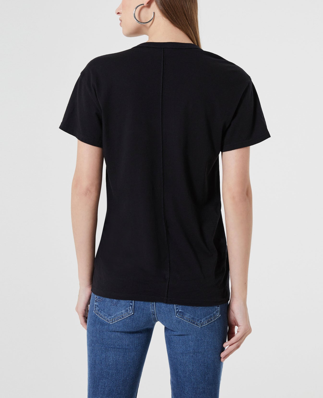 Henson Tee True Black Short Sleeve Tee Women Tops Photo 3