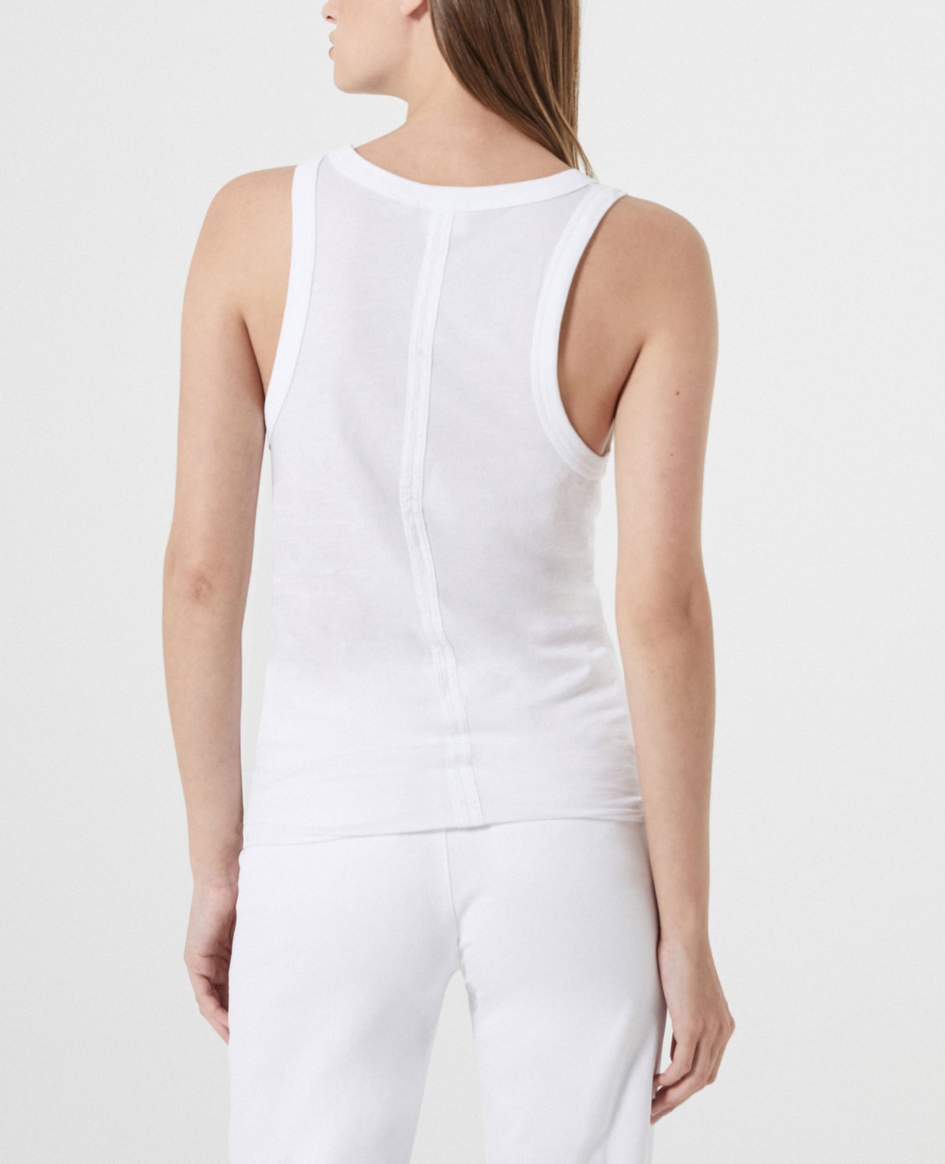 Lexi Tank True White Fitted Tank Women Tops Photo 3