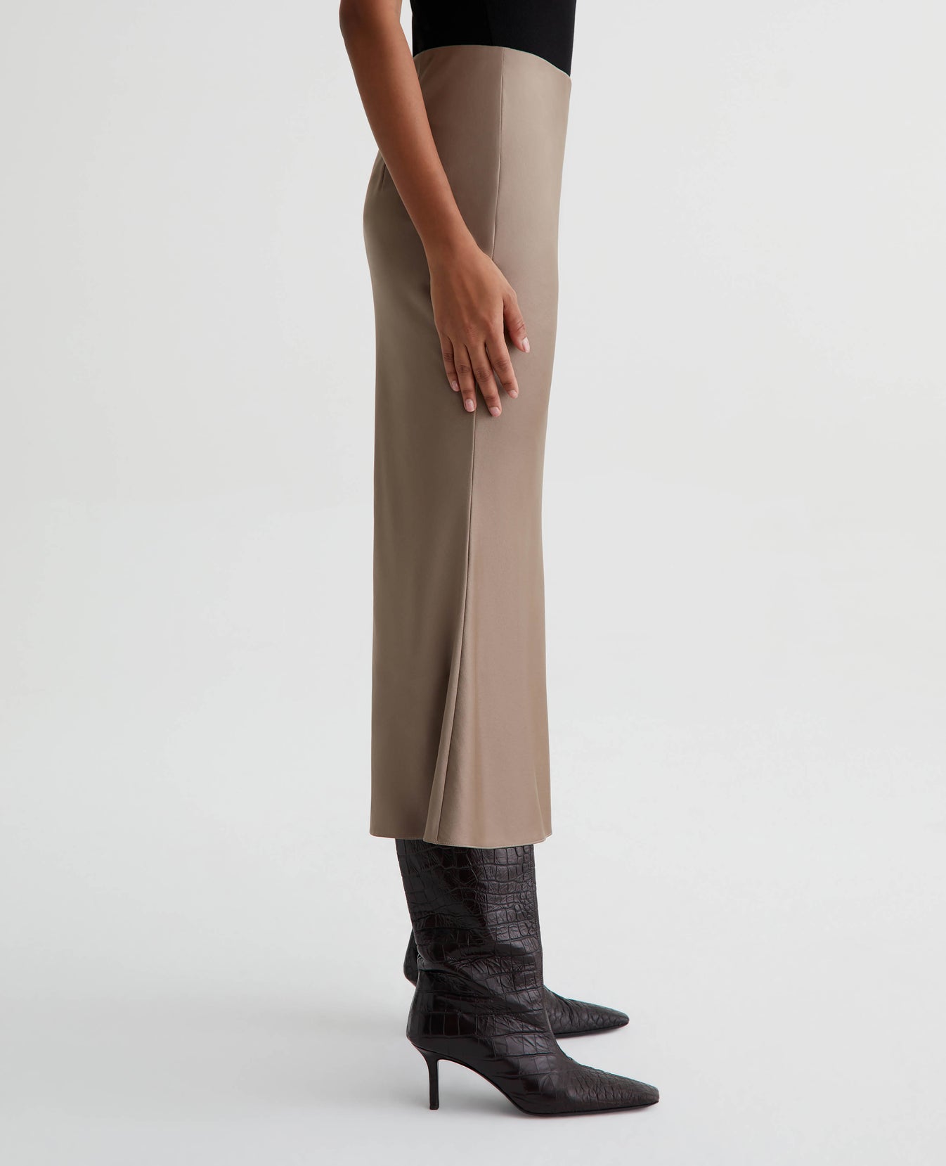 Womens Karina Skirt Brooklyn Taupe Womens Bottom Photo 5