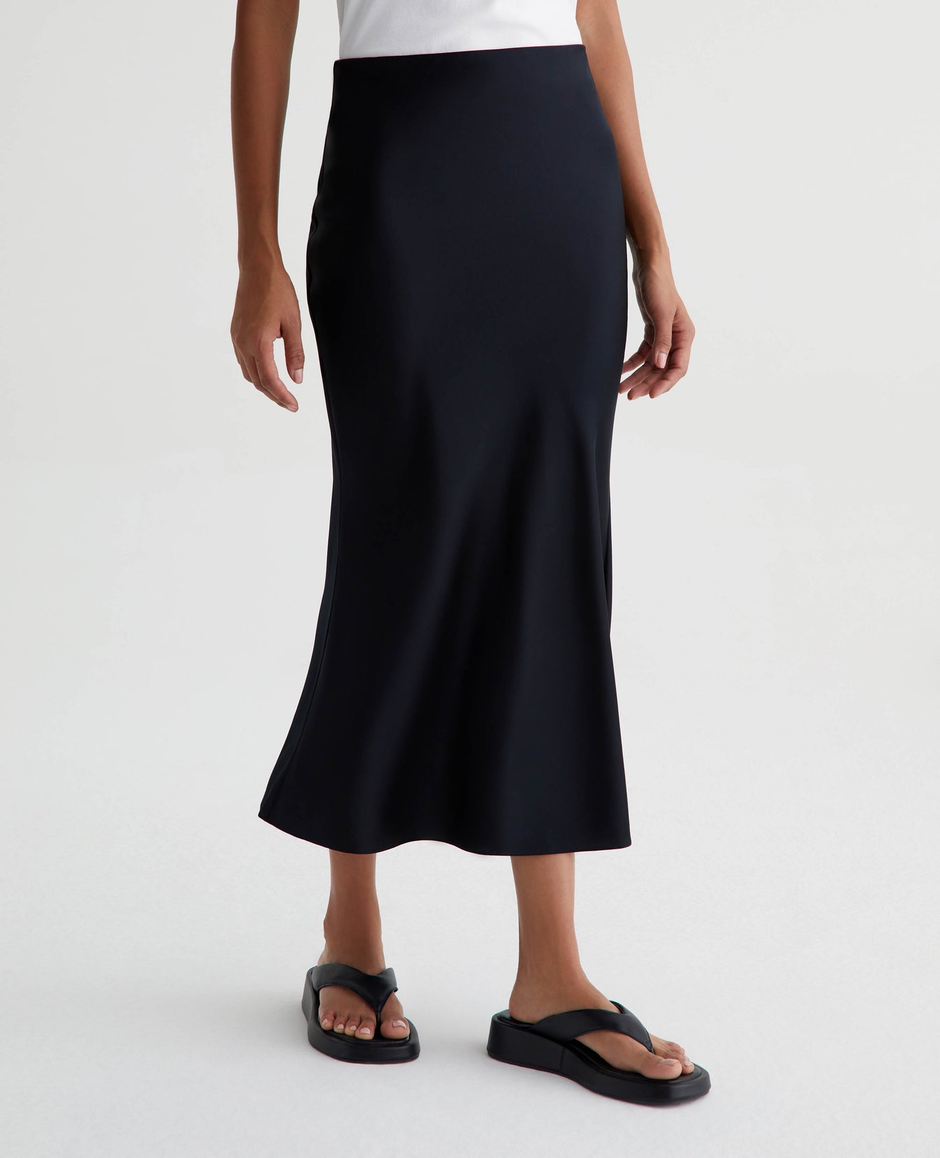 Womens Karina Skirt True Black Womens Bottom Photo 2