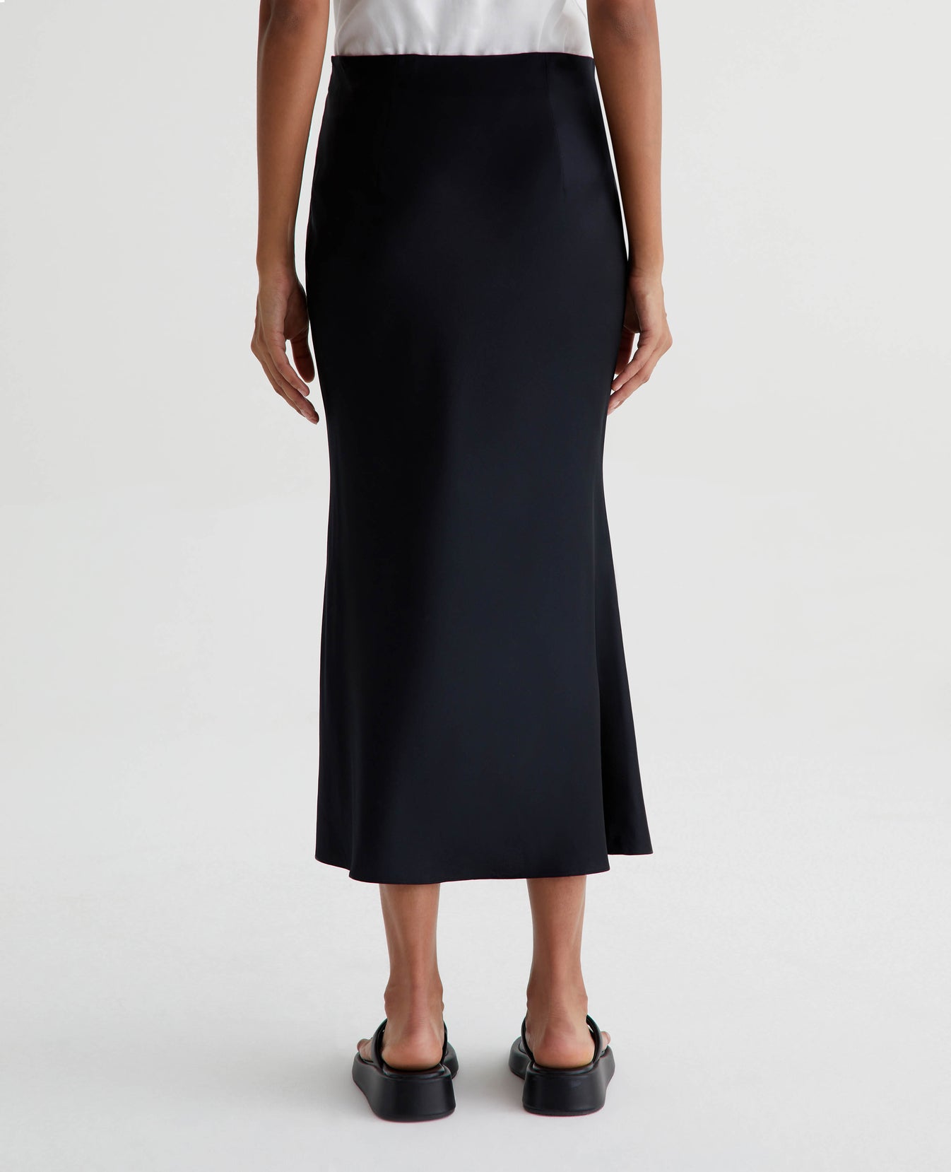 Womens Karina Skirt True Black Womens Bottom Photo 6