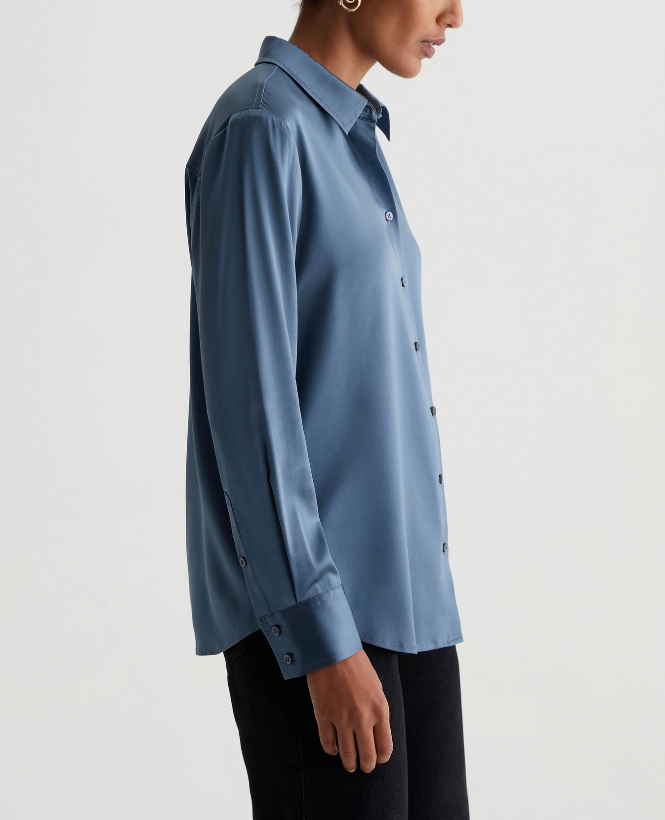 Shiela Shirt Blue Ice Womens Top Photo 1