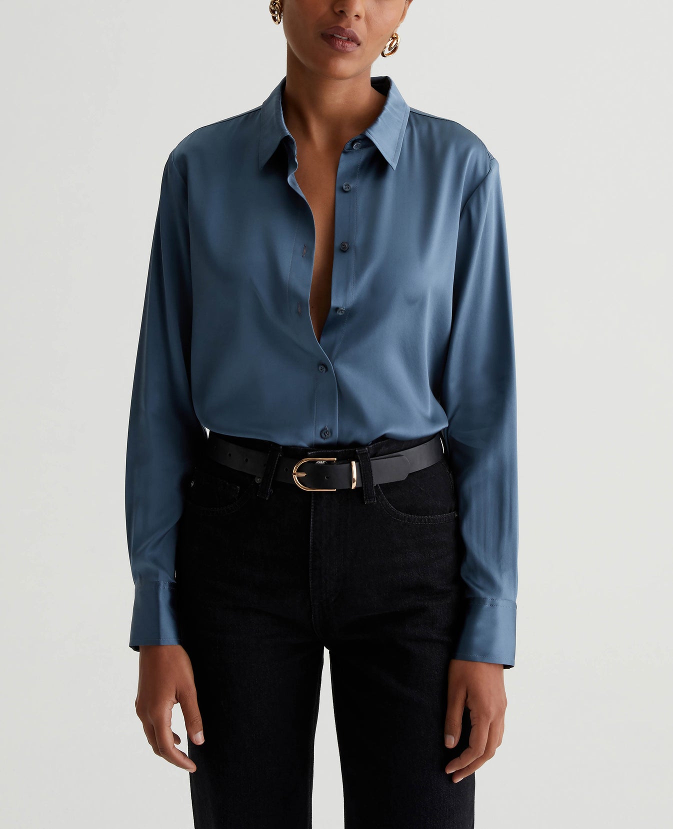 Shiela Shirt Blue Ice Womens Top Photo 2