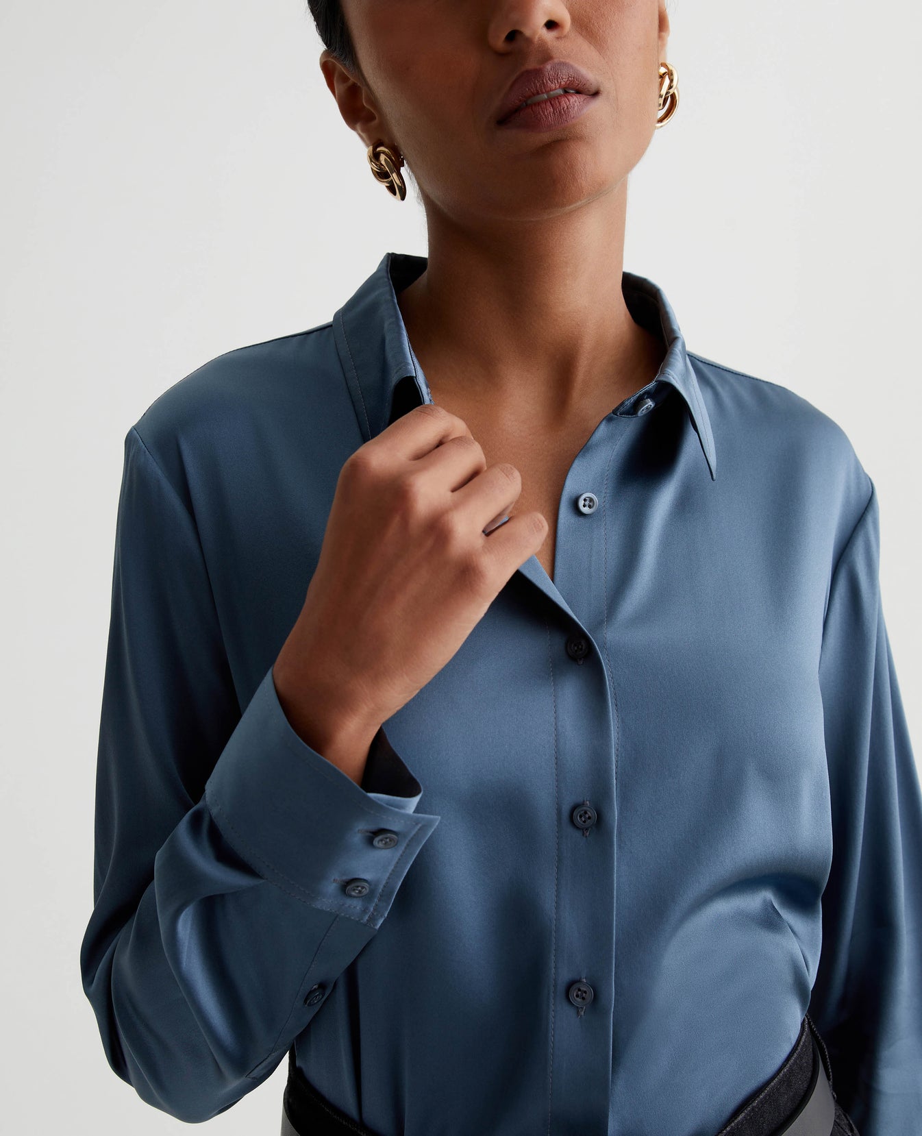 Shiela Shirt Blue Ice Womens Top Photo 3