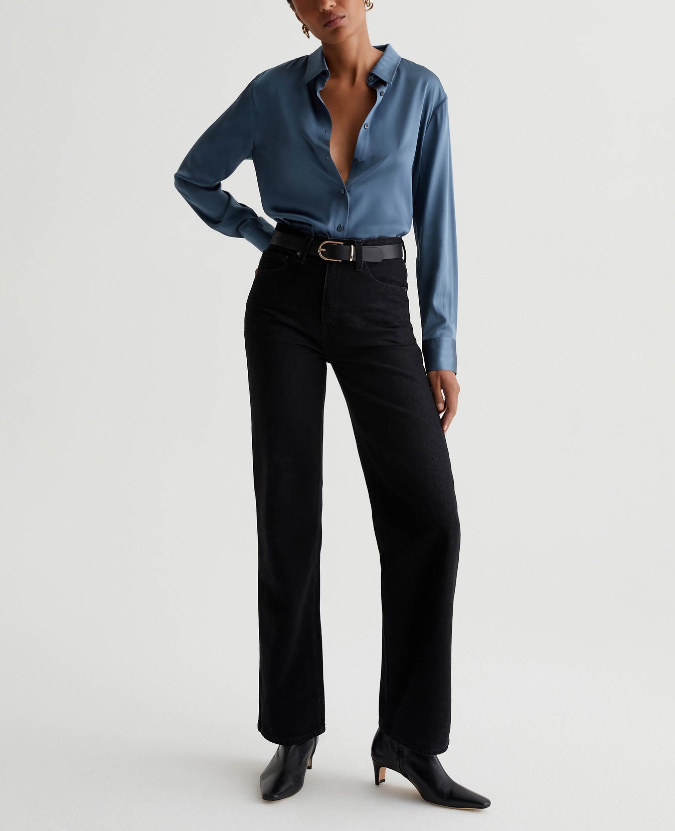 Shiela Shirt Blue Ice Womens Top Photo 4