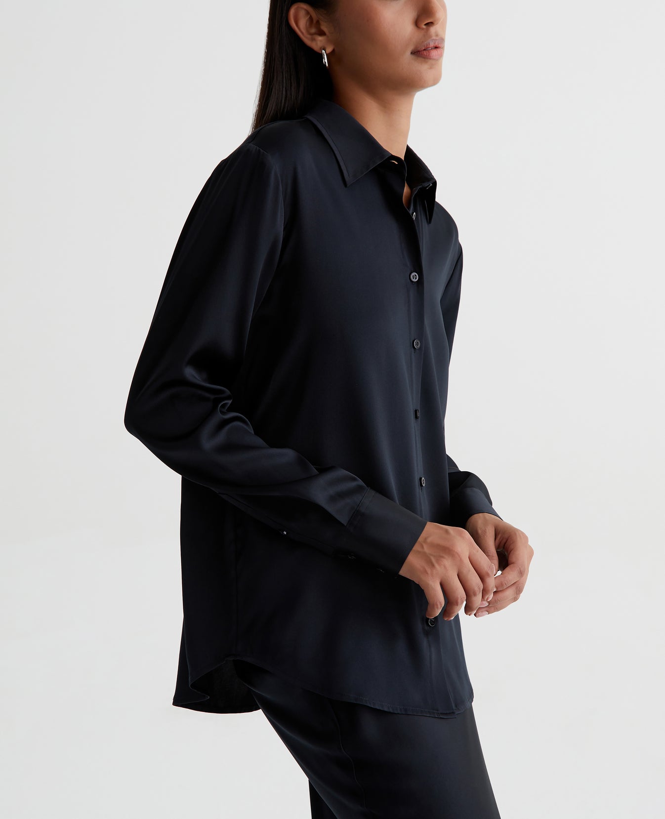 Shiela True Black Womens Top Photo 1