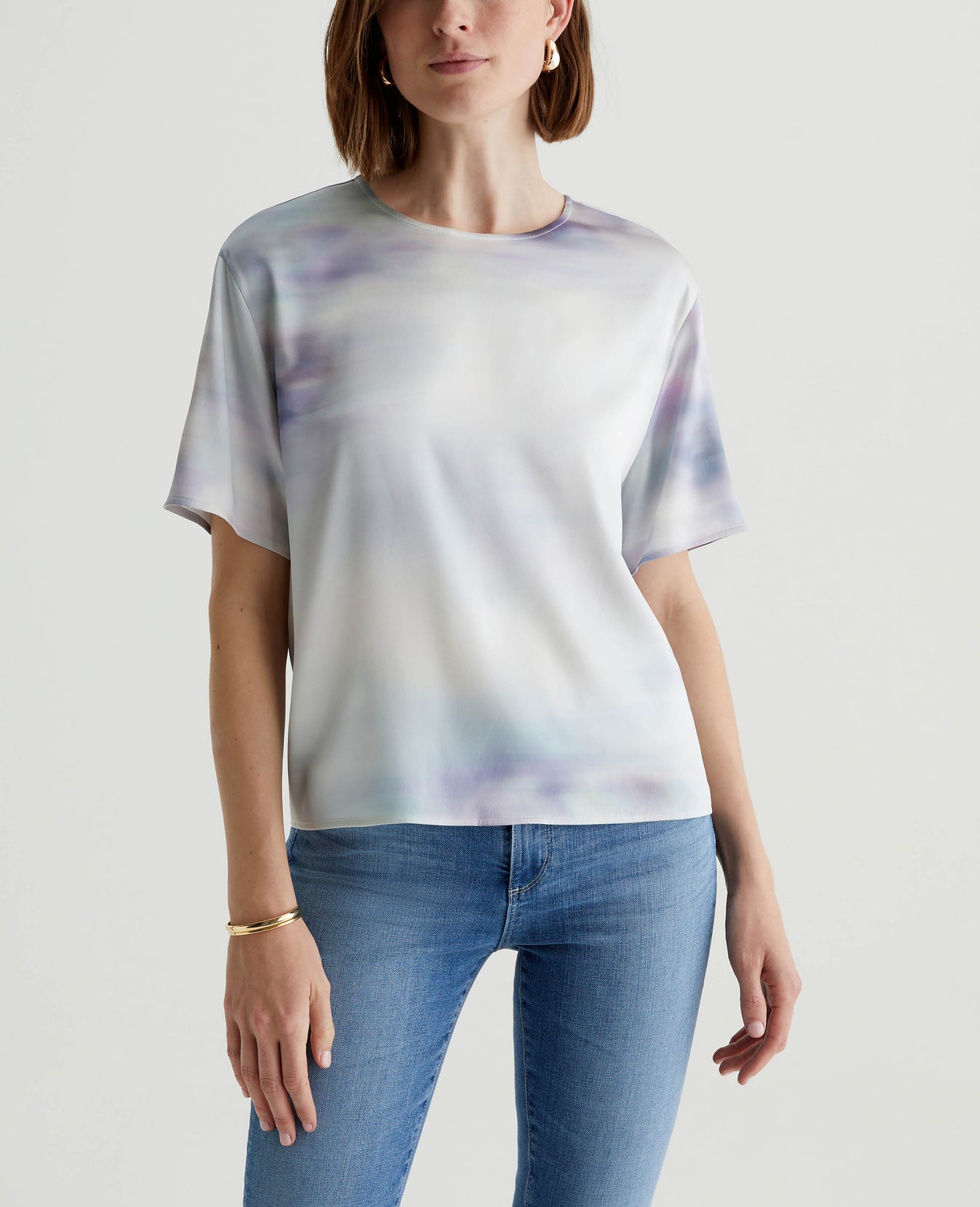 Nari Eternal Bloom Blue Multi Womens Top Photo 1
