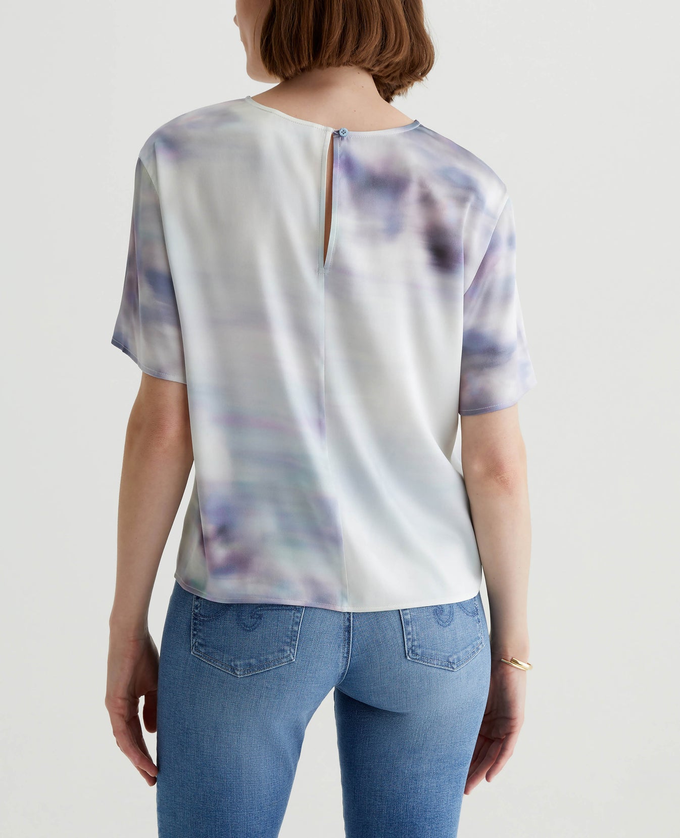 Nari Eternal Bloom Blue Multi Womens Top Photo 7