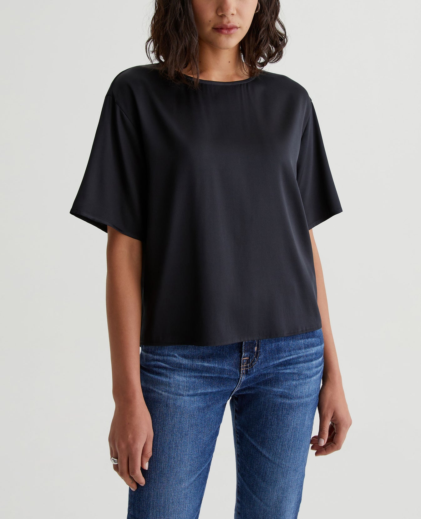 Womens Nari True Black Womens Top Photo 1